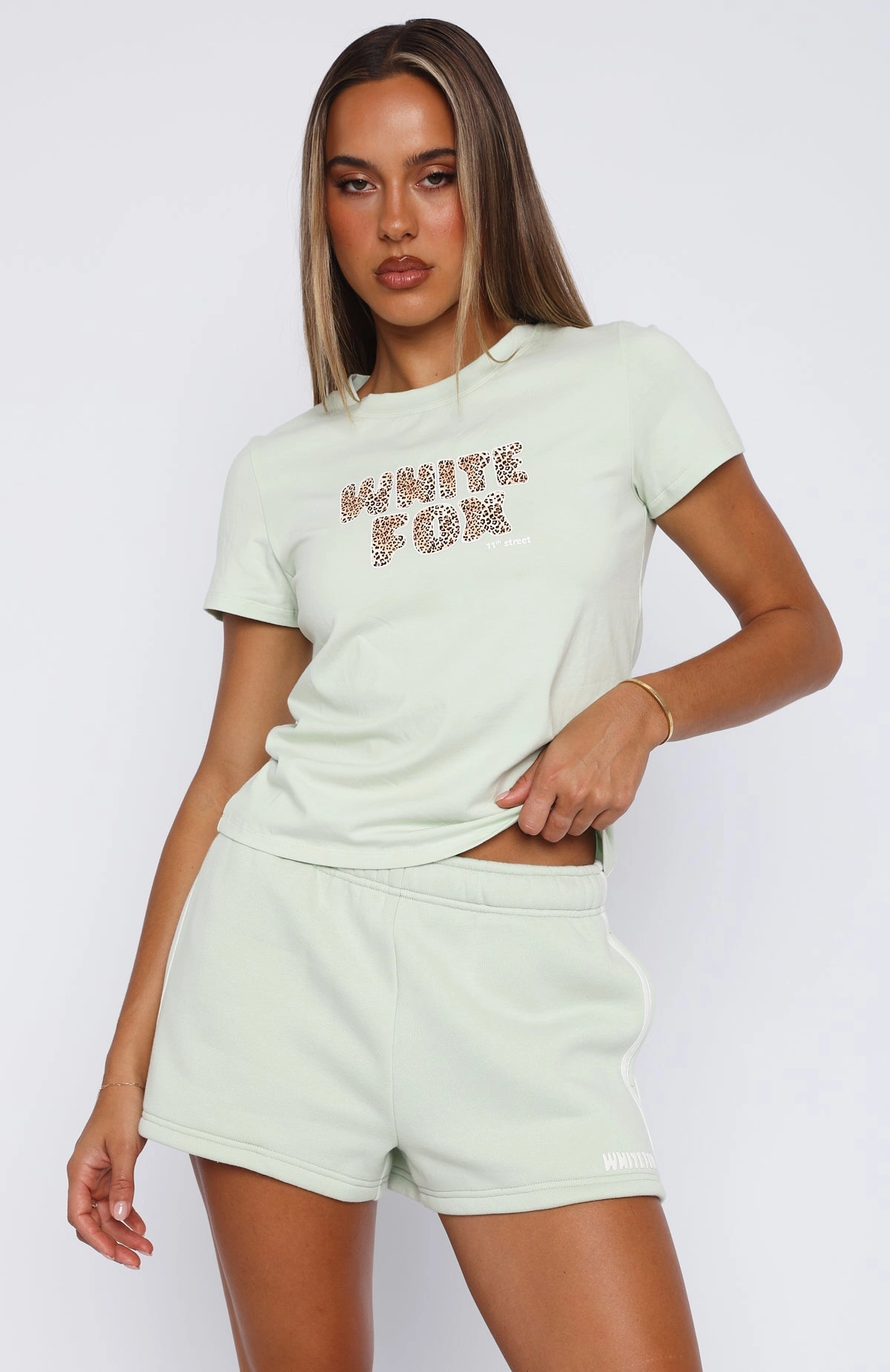 Sporty Vibe Compression Fit 11th Street Out & About Lounge Shorts Iced Matcha