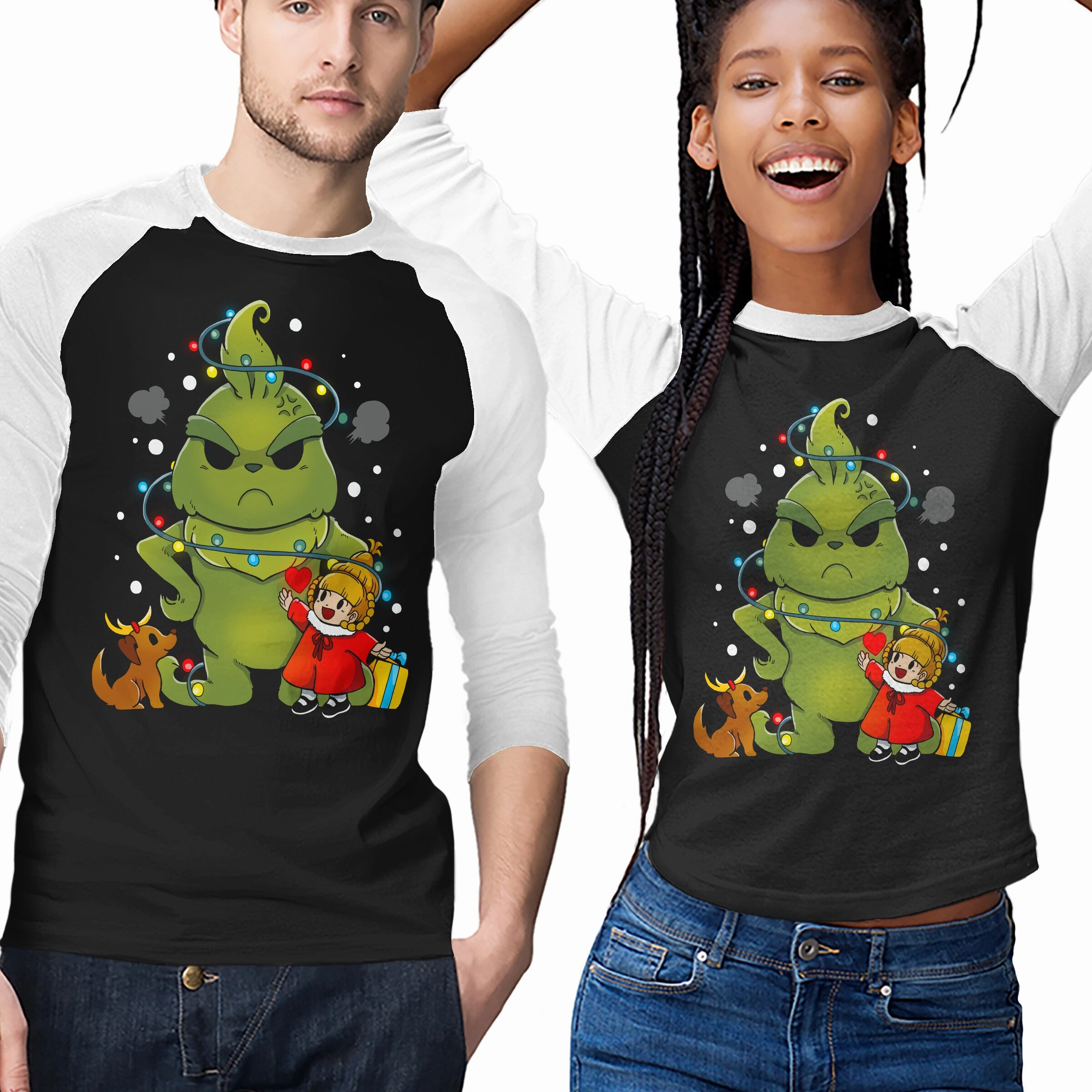 A Grumpy Christmas V neck elegance Boat neck style