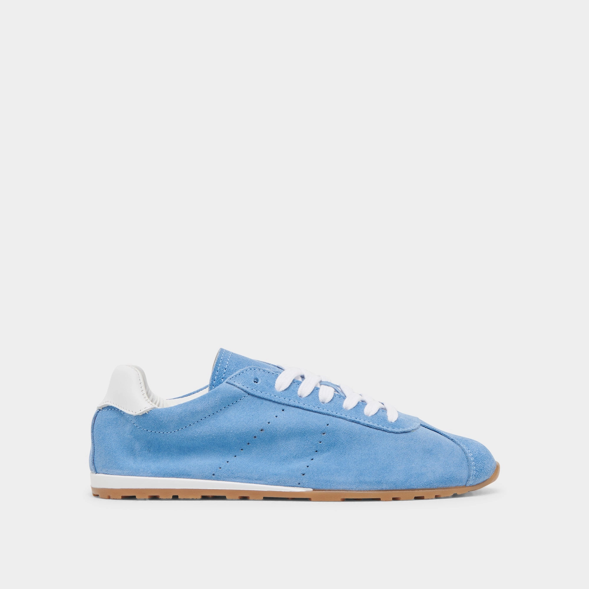 Superior Cushioning Active Wearer SERINA SNEAKERS BLUE SUEDE