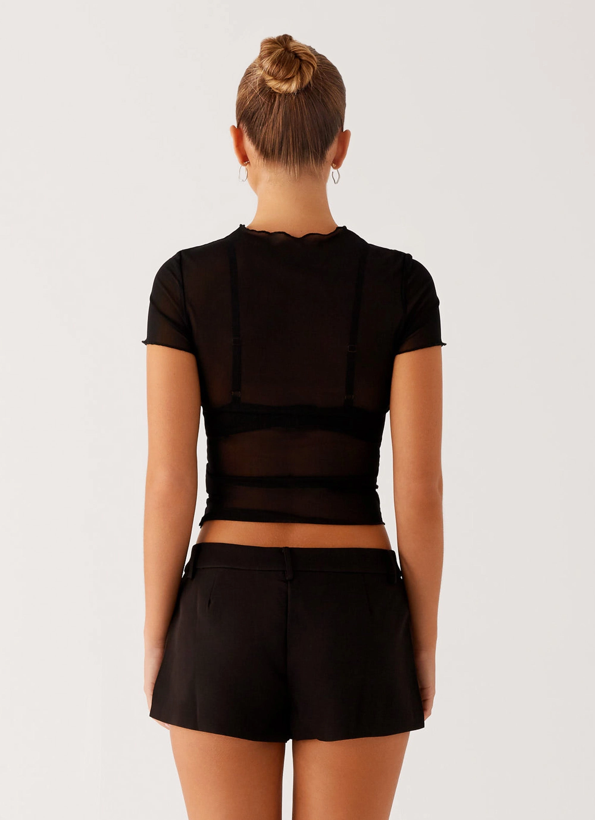 Dalton Mesh T-Shirt - Black Essential Piece Fit For All Day