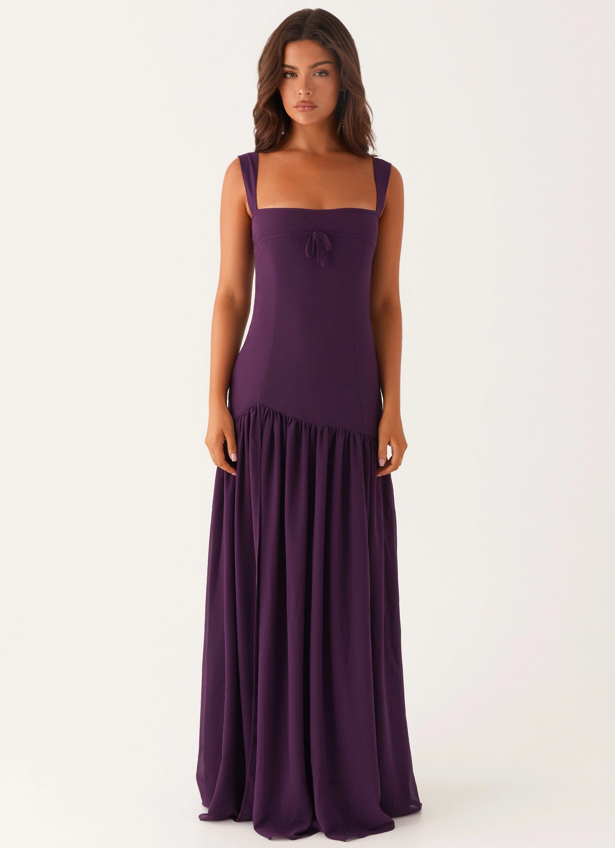 Brunch Outfit Alberta Maxi Dress - Mulberry
