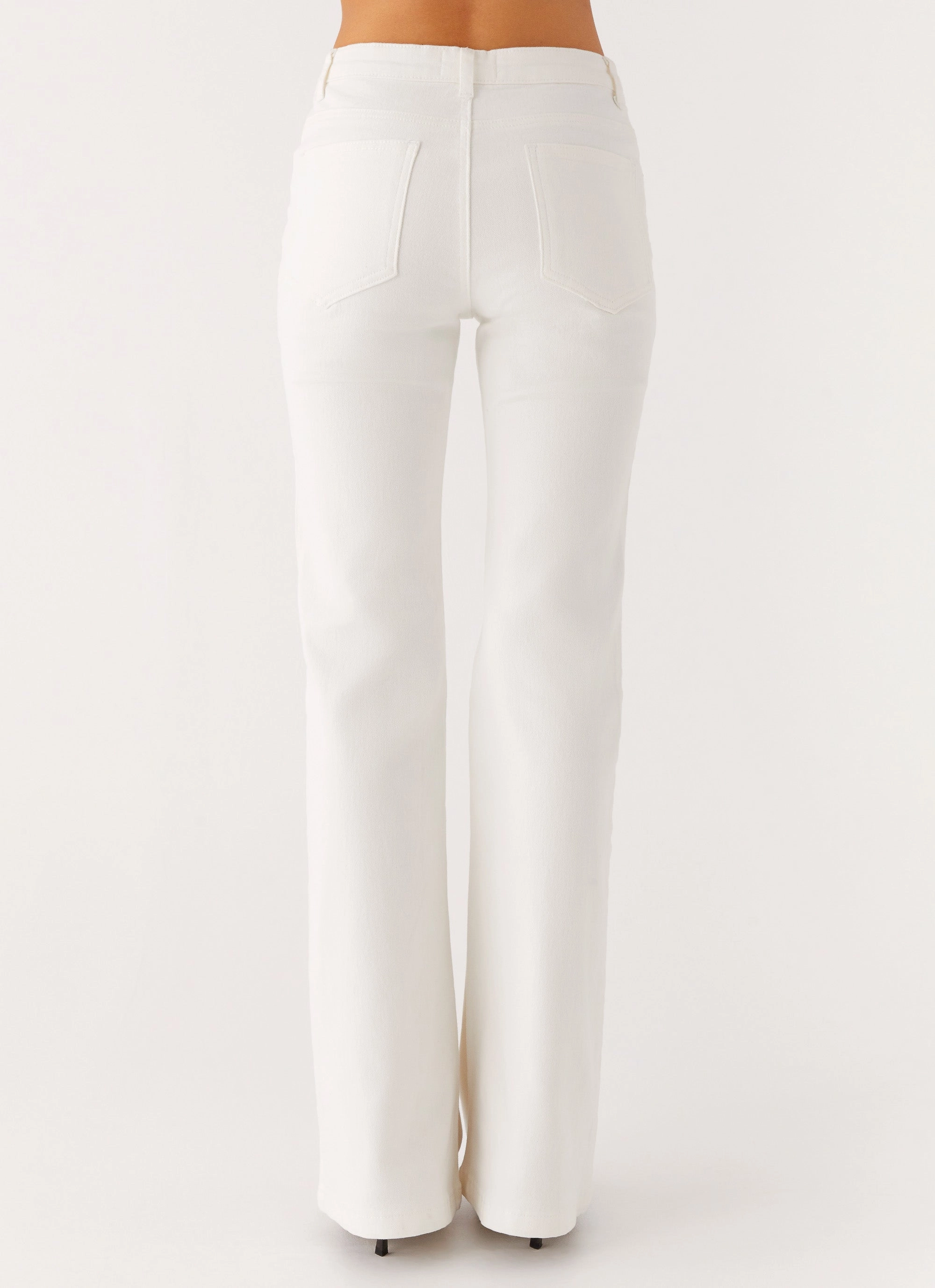 Style Focus Aldo Bootleg Jeans - White