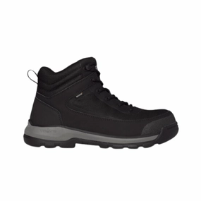 Men's Shale Mid (Composite Toe) ESD Boot - Black (Regular Width) Protective Finish Outdoor Trek