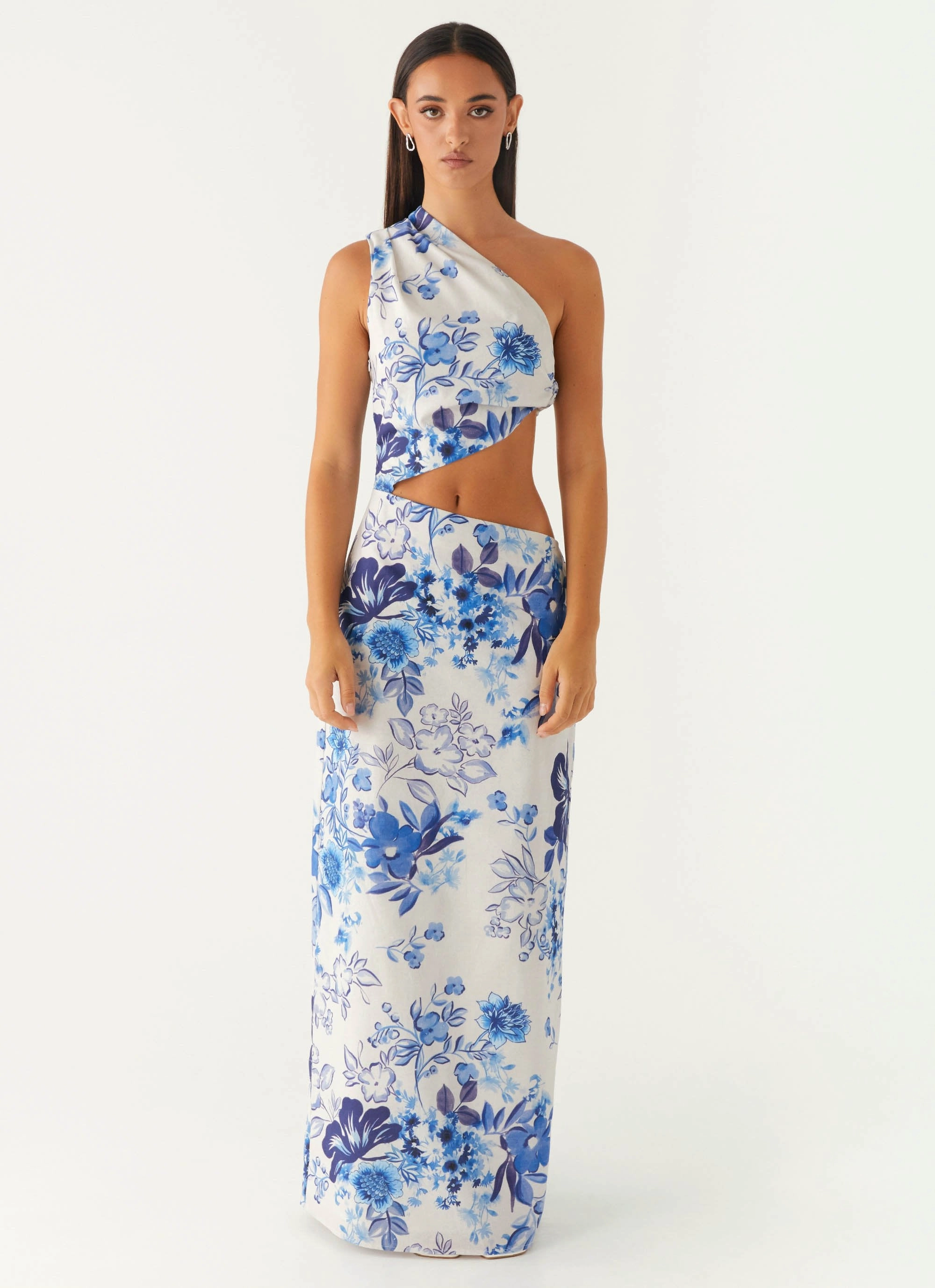 Casual Chic Wear All Summer Long Maxi Dress - Serene Sky Floral