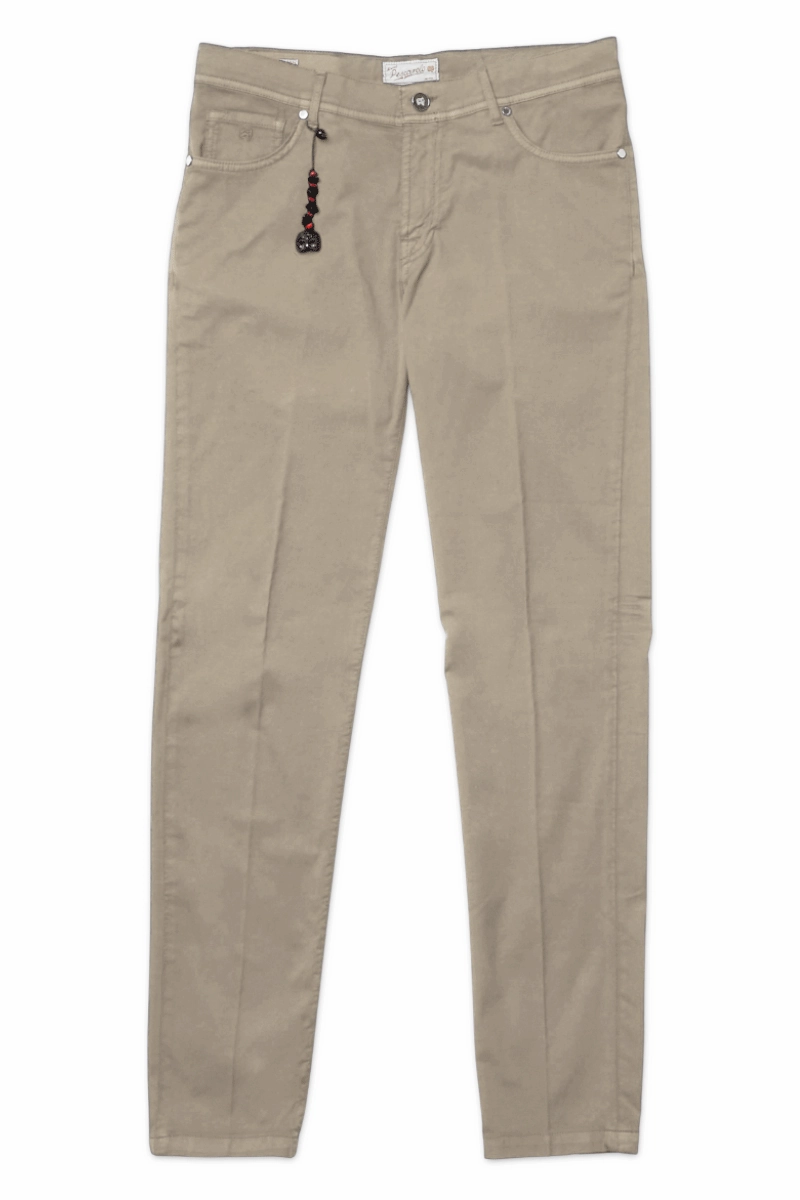Micropiqu?? 5 Pocket Pant No Sagging Detachable belt