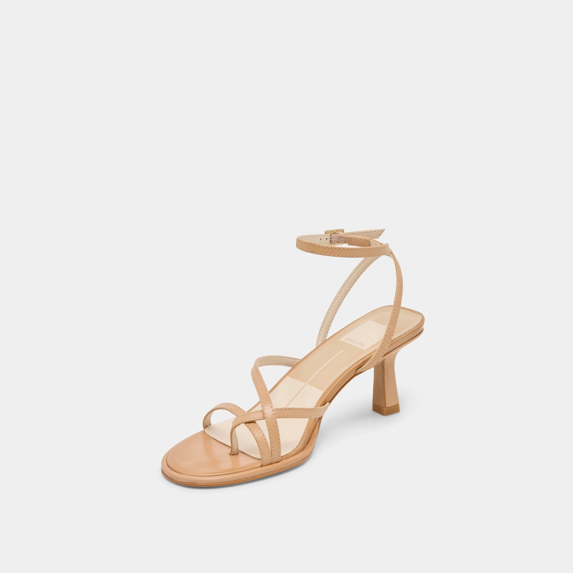 All-Purpose Wear High Fashion MORAH HEELS CAFE LEATHER