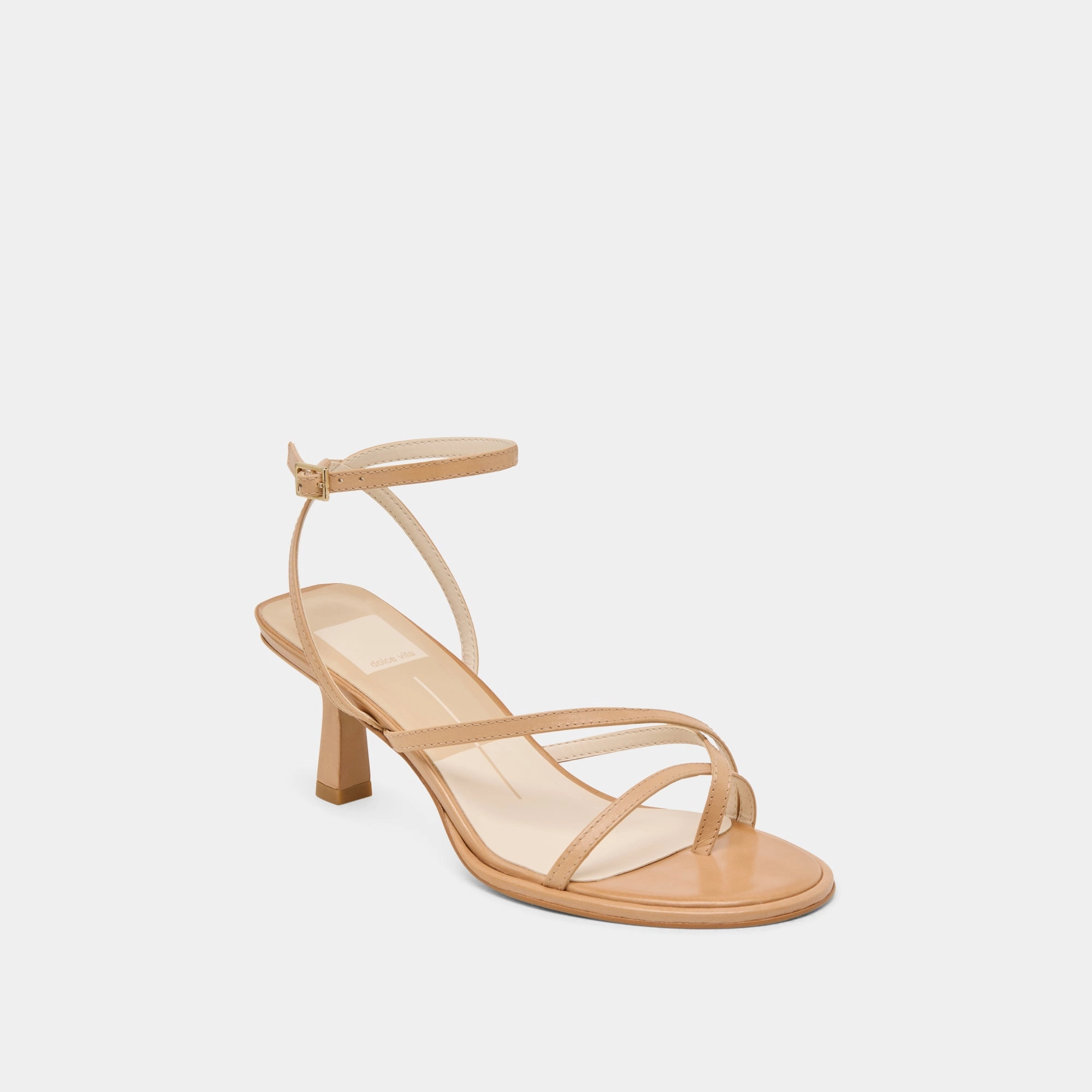 MORAH HEELS CAFE LEATHER Stand Out Style Charming Shoes