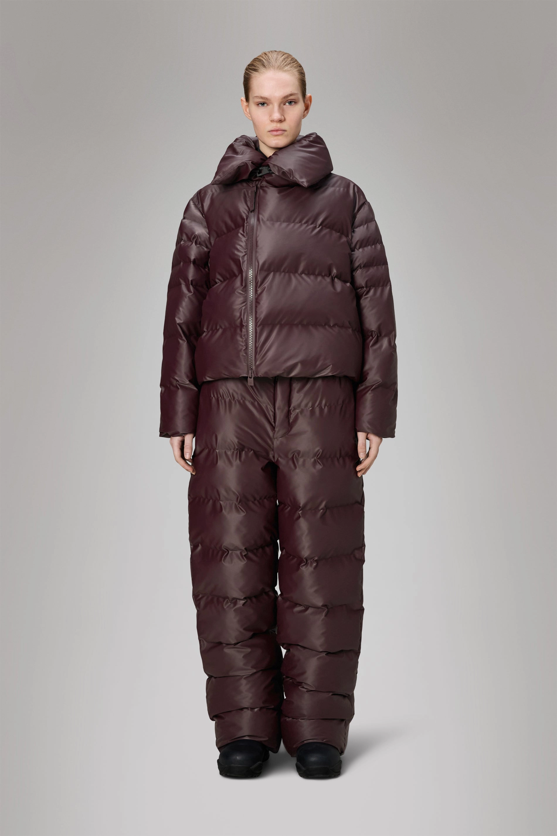 Adjustable Detachable Hood Ventilation Vents Alta Vision Short Puffer Jacket