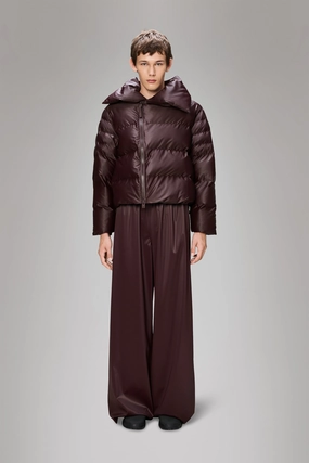 Elasticized Waist Functional Zip Detail Alta Vision Short Puffer Jacket