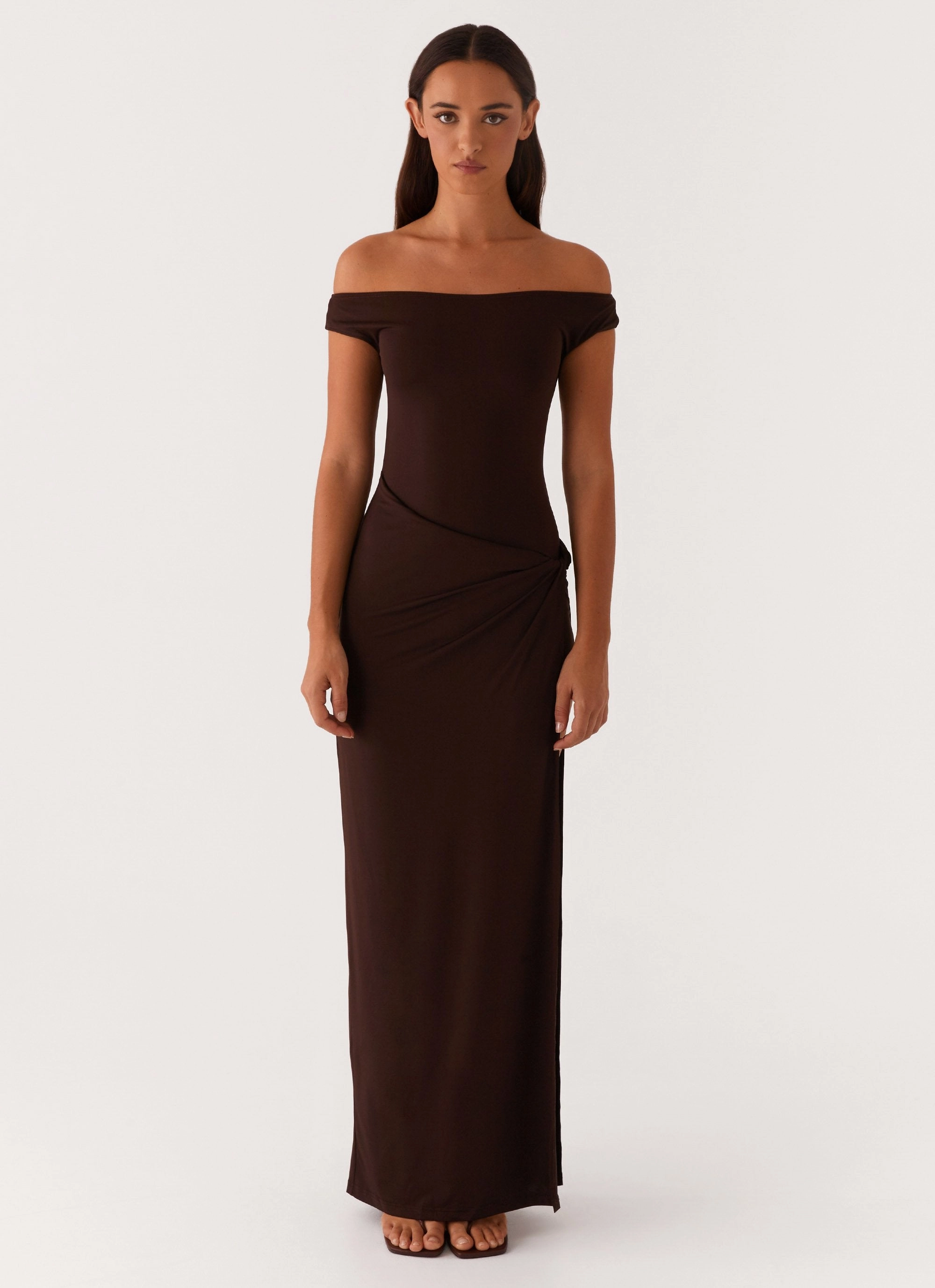 Casual Layers Amerie Maxi Dress - Chocolate
