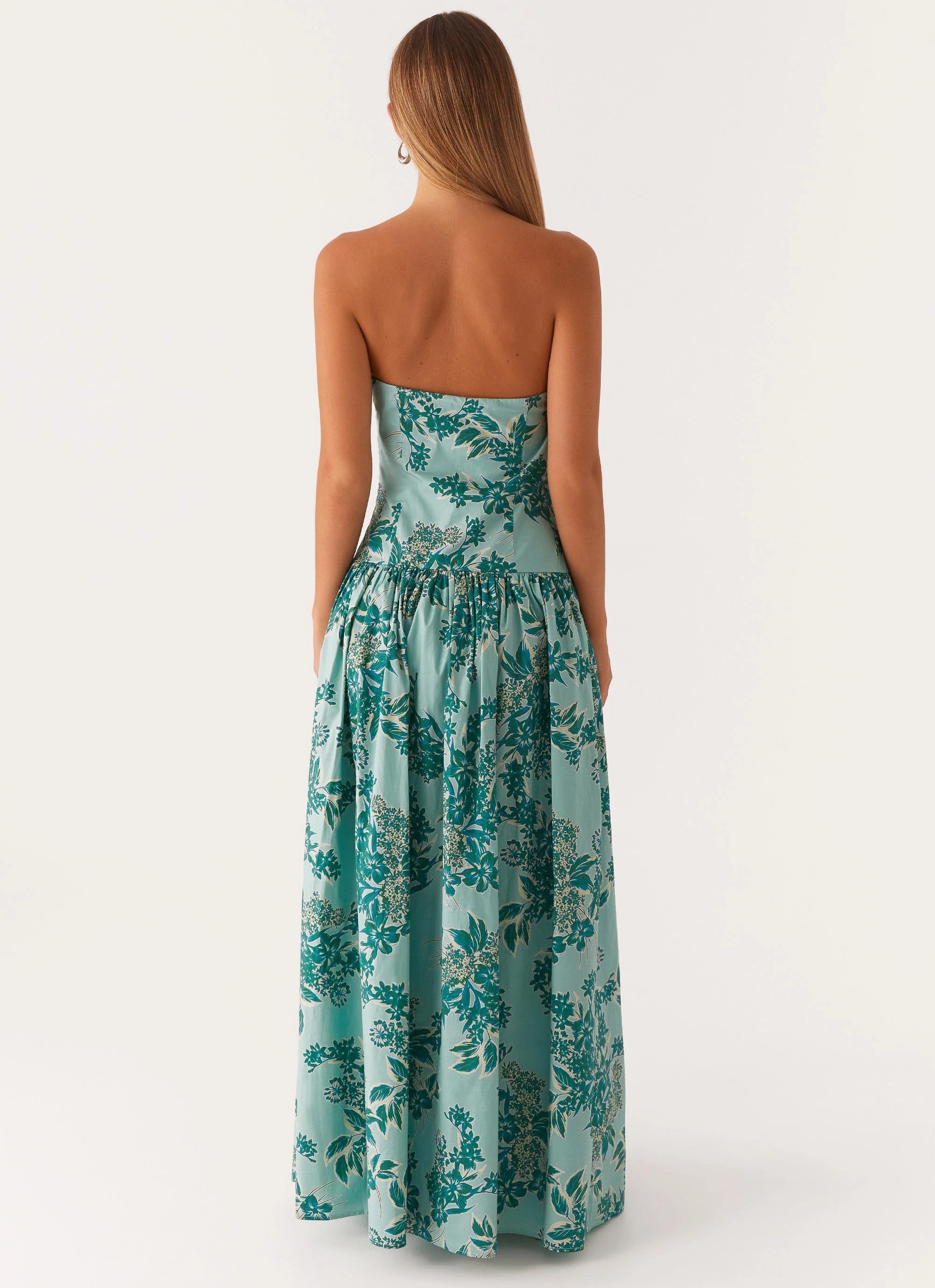 Layering Piece Delicate Touch Andorra Maxi Dress - Cloud Nine Floral