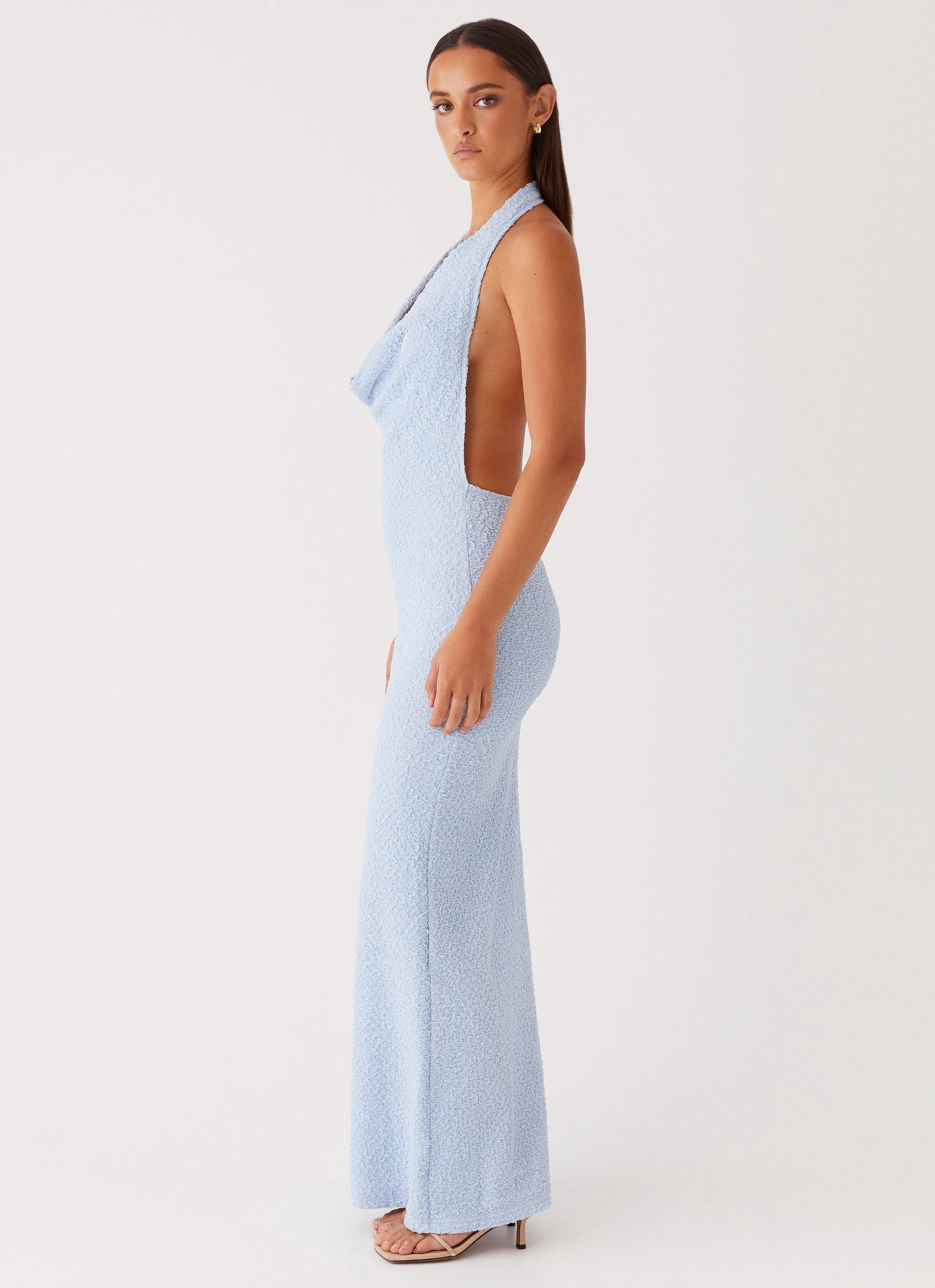 Balanced Fit Seasonal Style Anella Maxi Dress - Blue