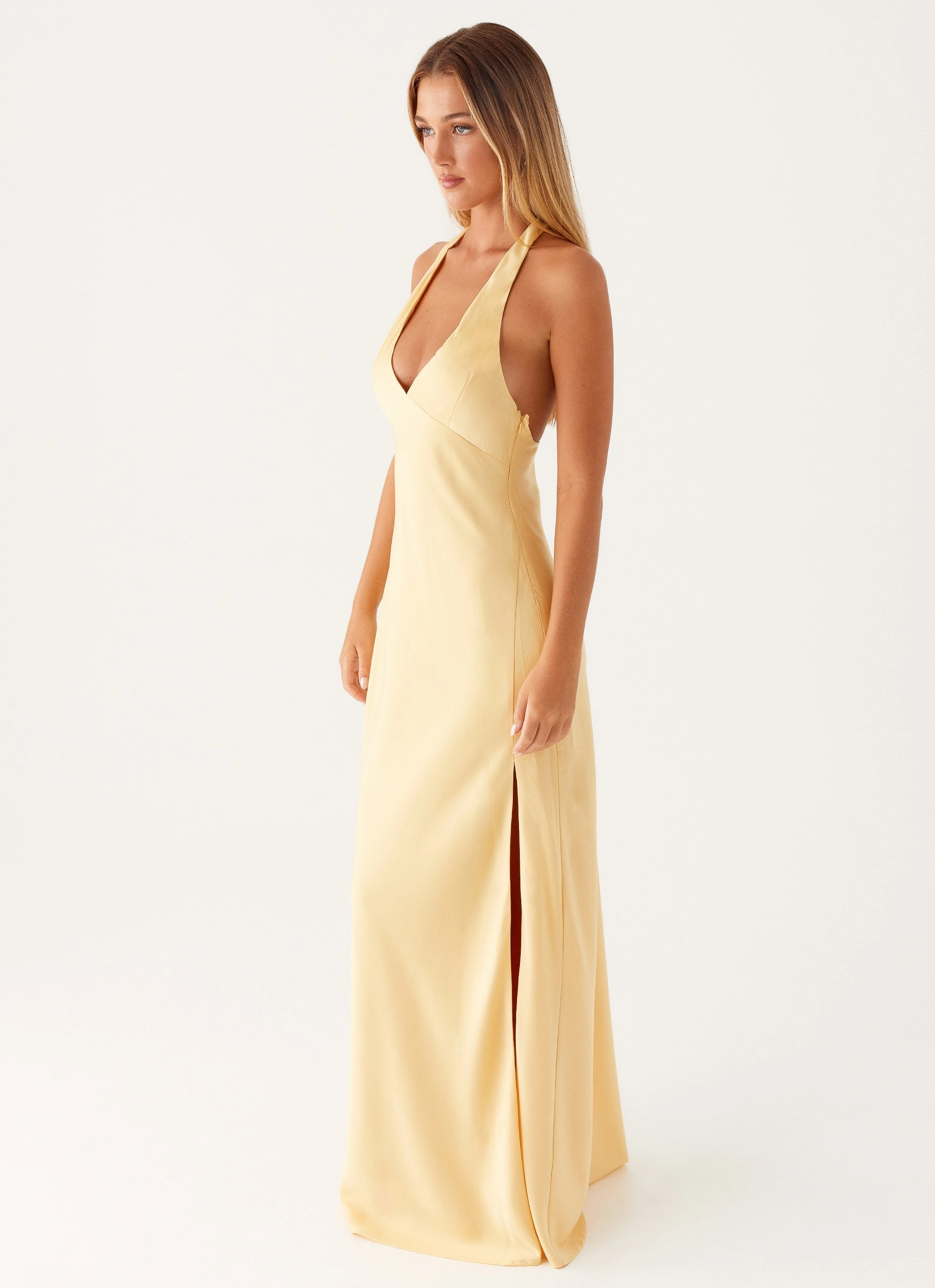 Angie Maxi Dress - Yellow Versatile Wear