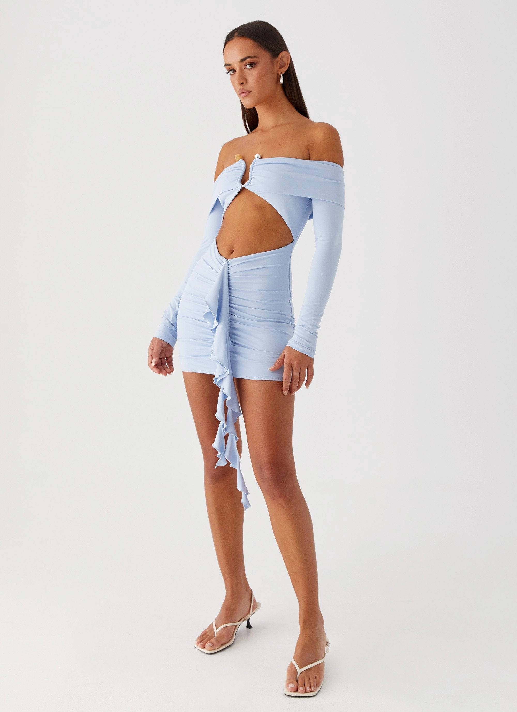 Aniston Mini Dress - Blue Grab Now Pure Fit