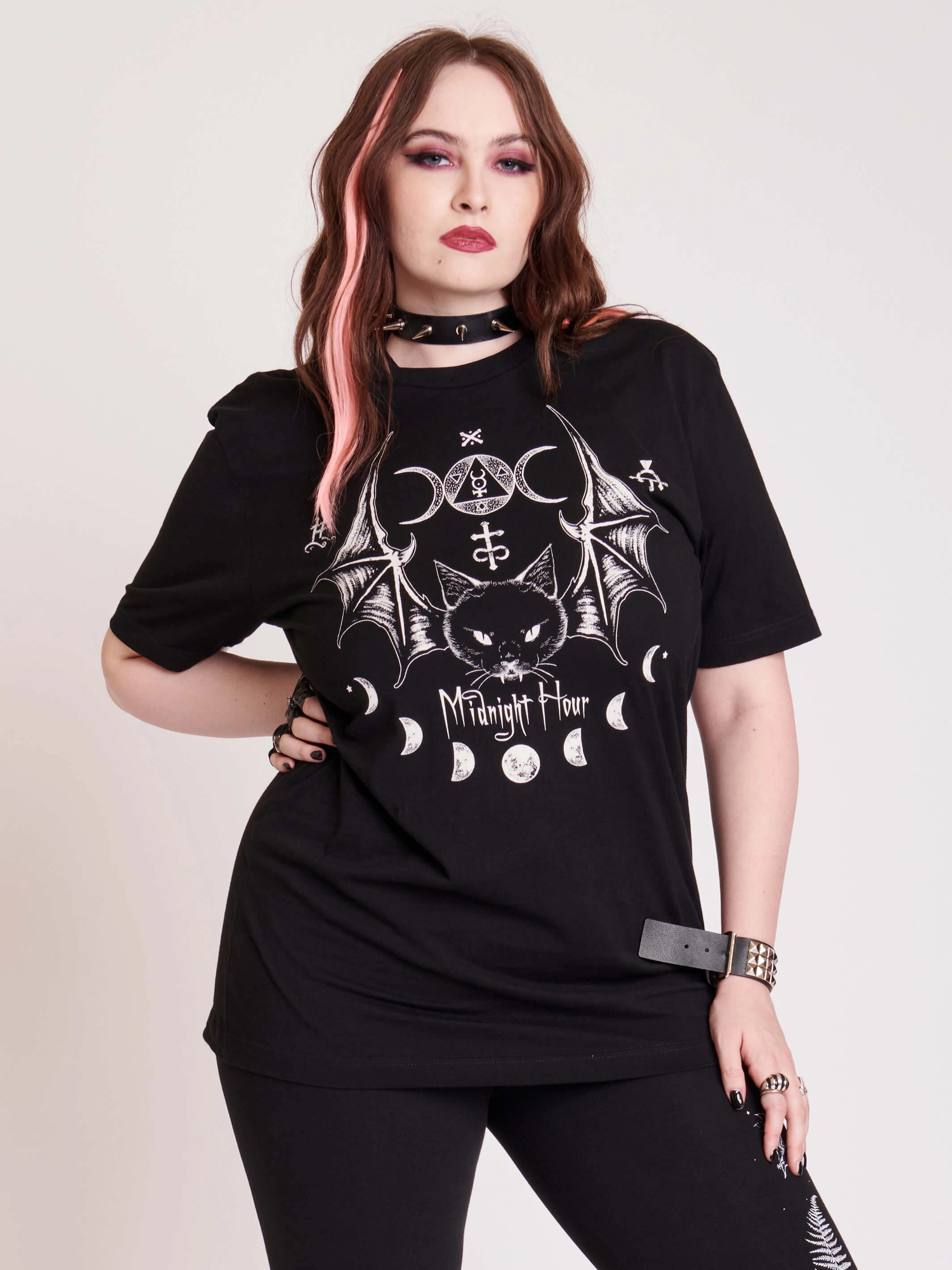 Bat Cat T-shirt Breathable Layer Fit
