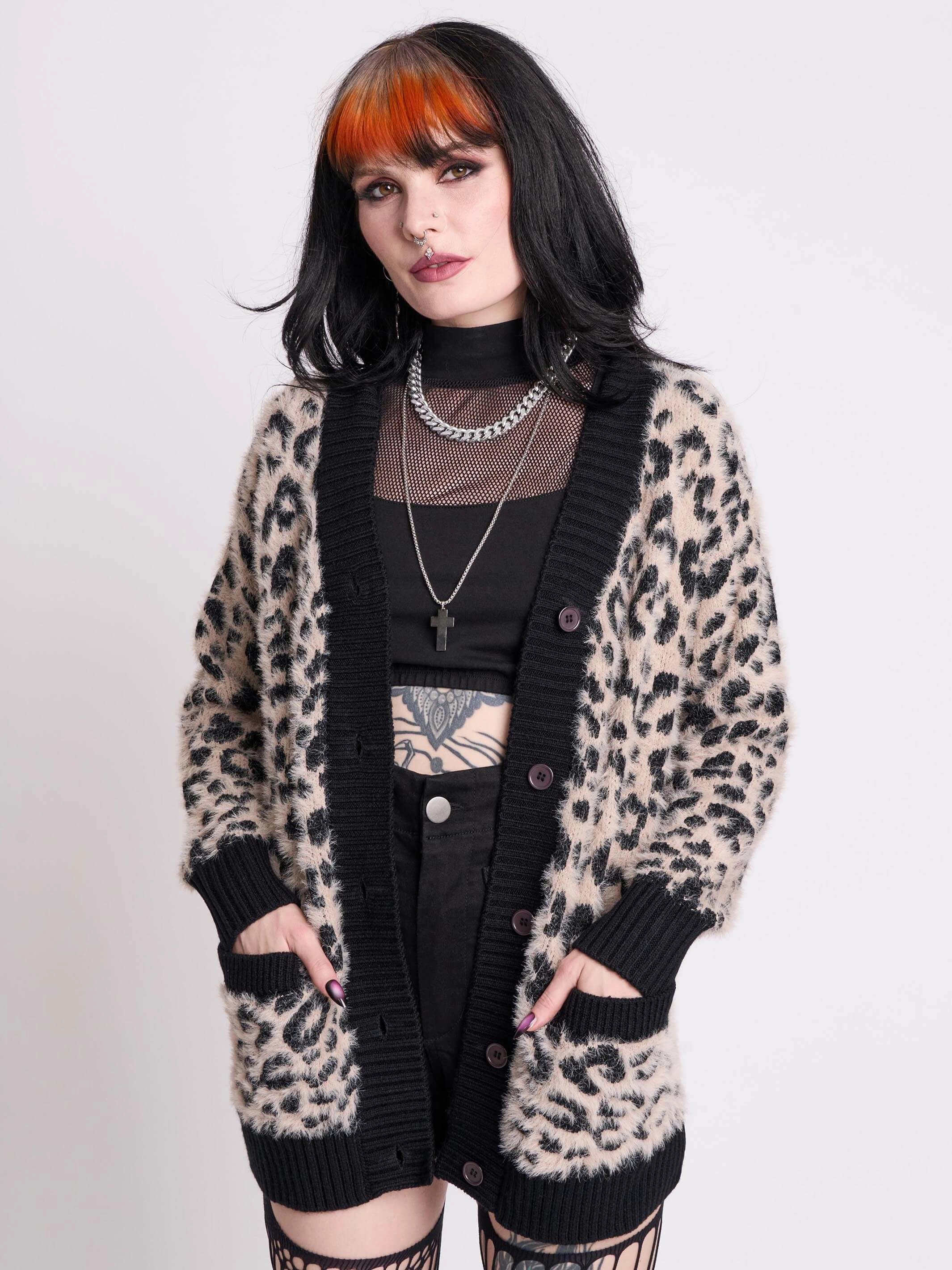 Mountainous area Picnic Punk's Not Dead Cardigan