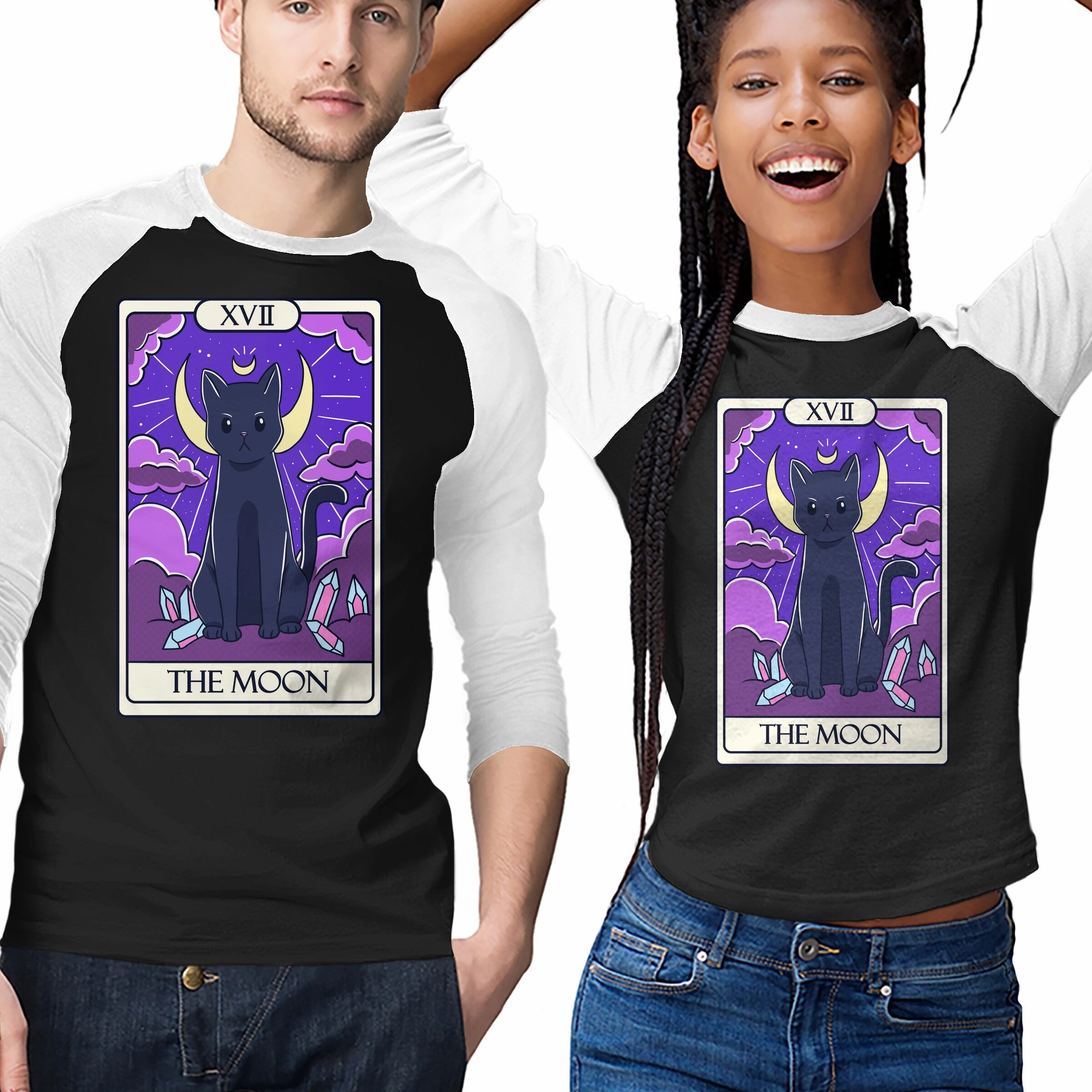Moon Cat Tarot Organic Cotton Construction Textured Surface