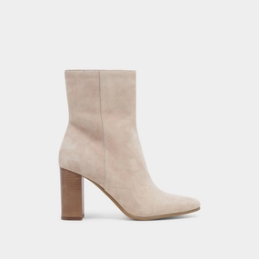 Cushion Collar SUZY BOOTIES TAUPE SUEDE