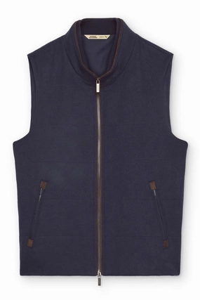 Arena Cashmere Vest Moisture Wicking Finish