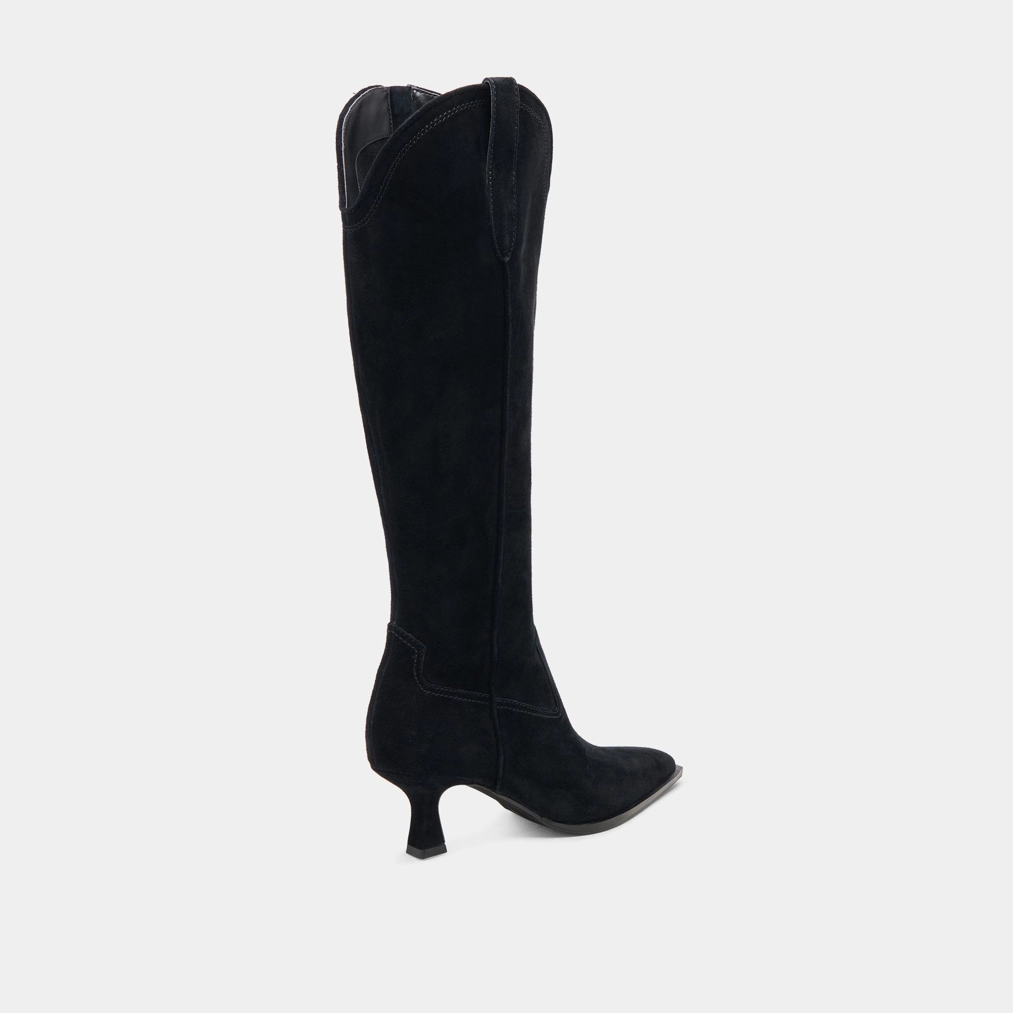 ARIANA BOOTS ONYX SUEDE Low Profile All Day Wear