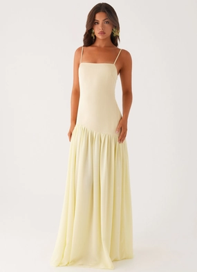 Perfectly Styled Asteria Maxi Dress - Yellow