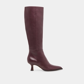 Tactile Feedback Sole Stability Base AUGGIE BOOTS WINE LEATHER
