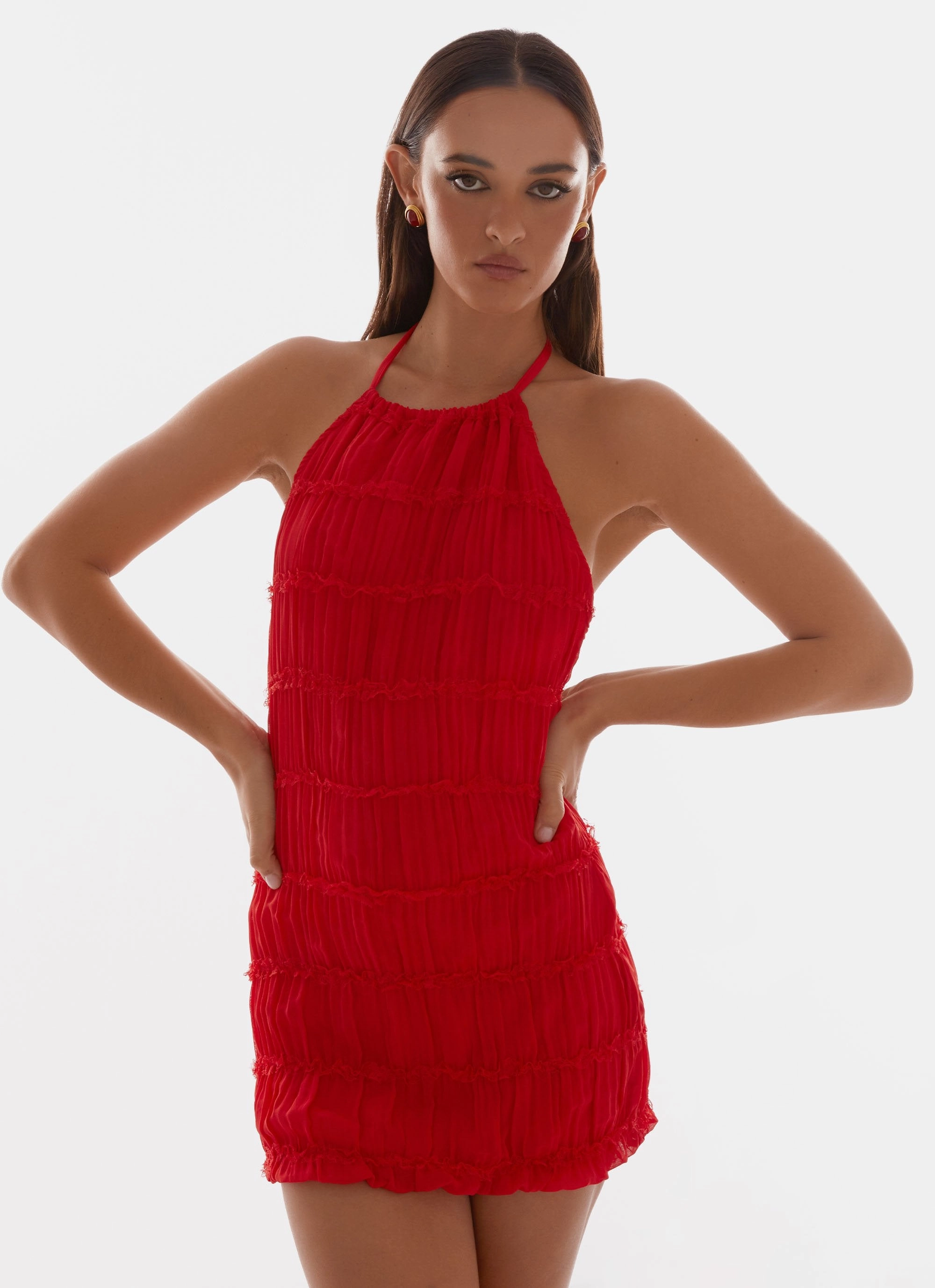 All Fit Style Aullie Mini Dress - Red