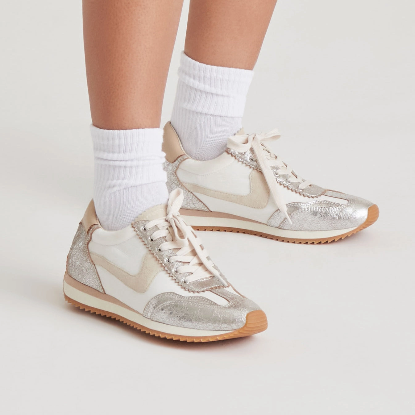 Crisp Look B.NTCD SNEAKERS SILVER MULTI NYLON