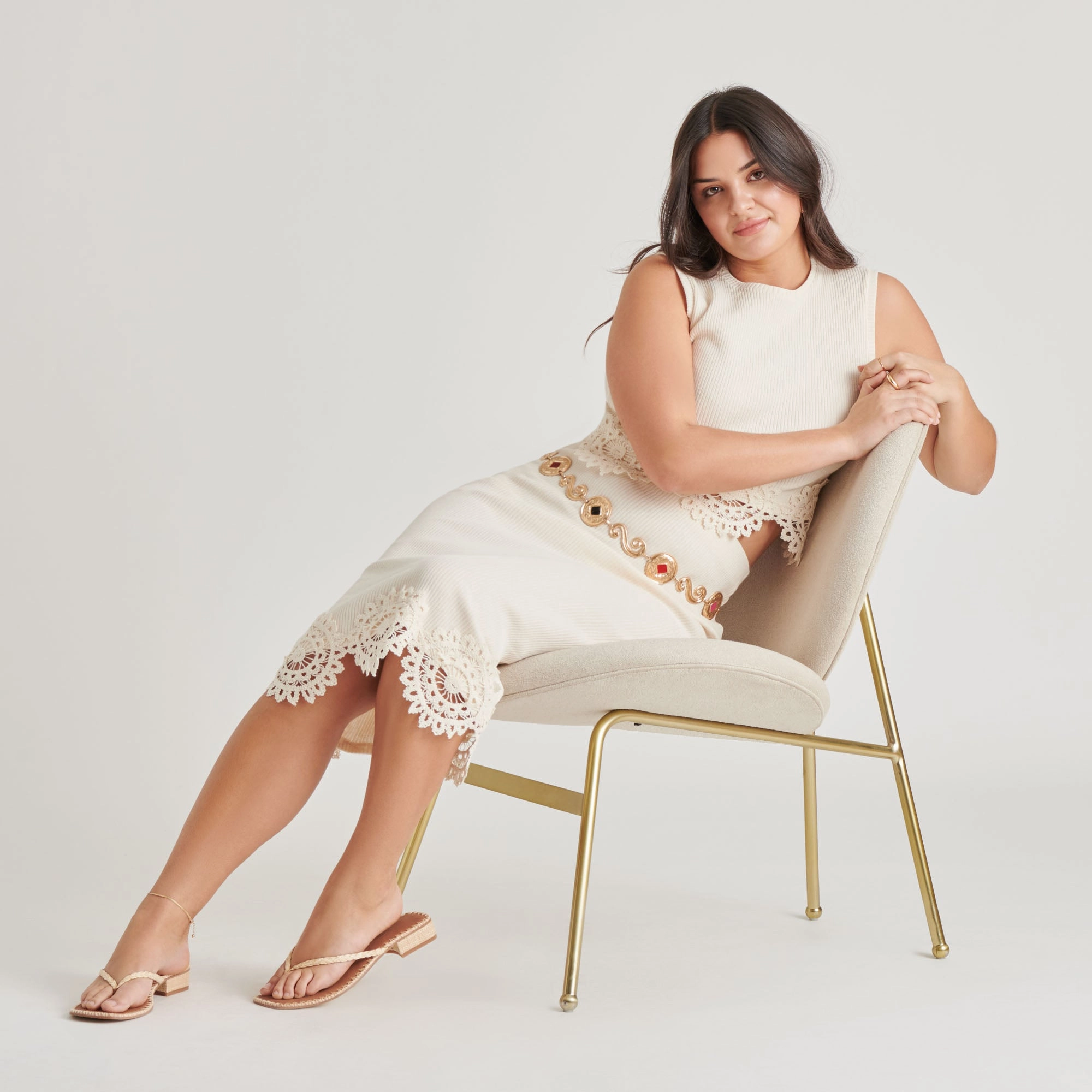 BARTY SANDALS LT NATURAL RAFFIA Wide Step