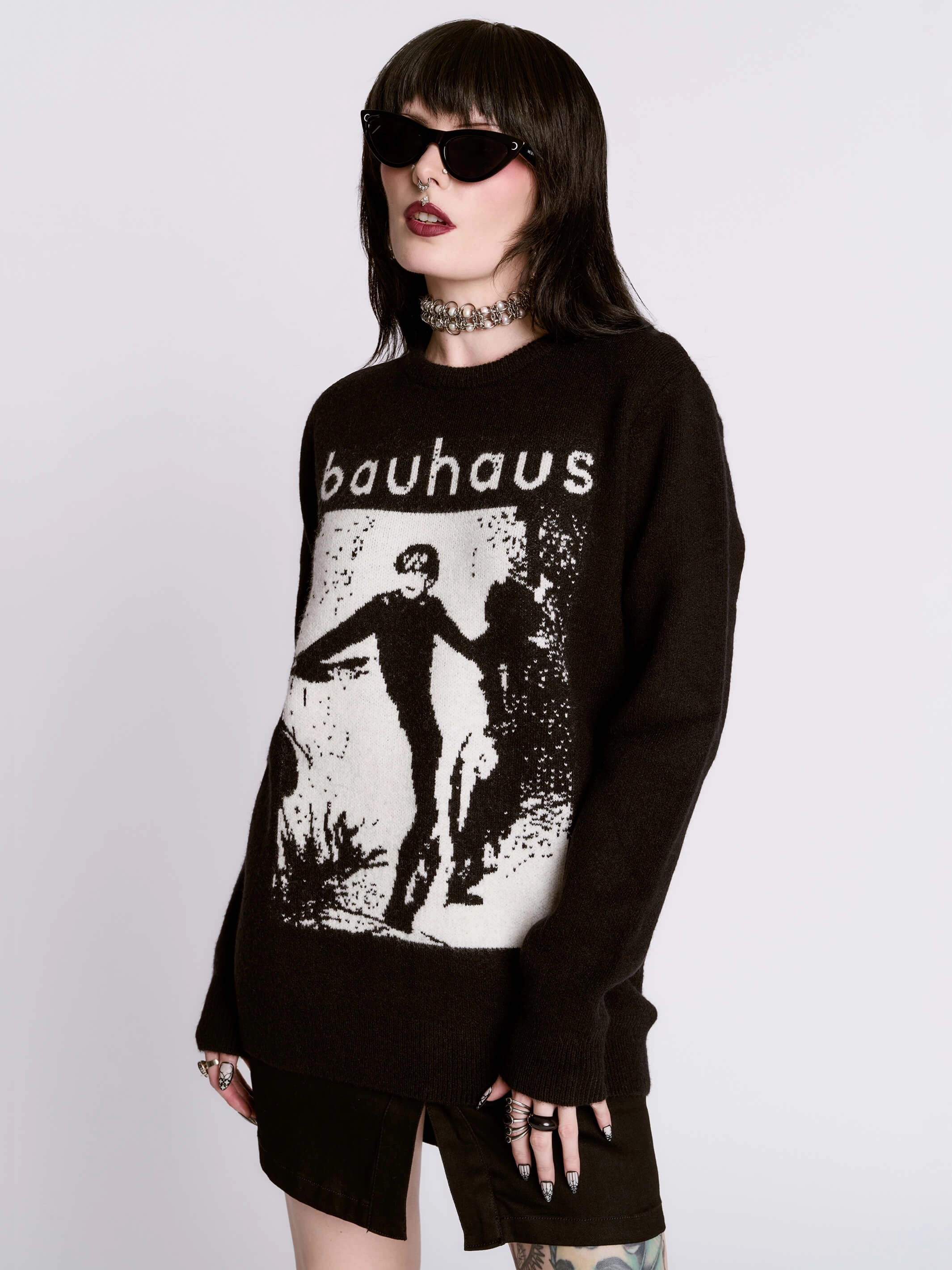 Bauhaus Undead Sweater Polka - dotted