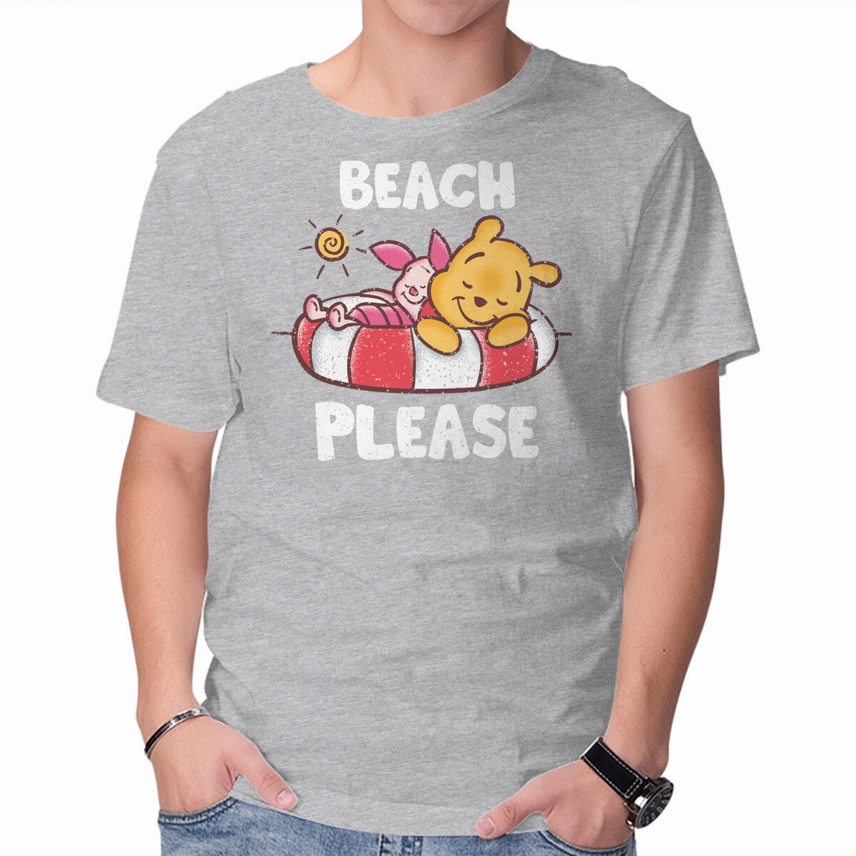 Cozy Fit Comfort Waist Beach Please Pooh