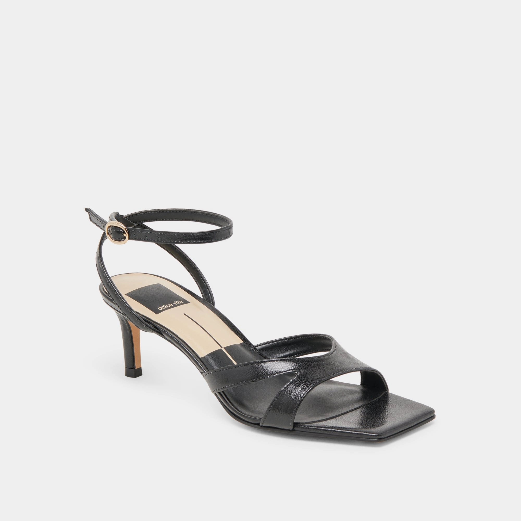 BECKI HEELS MIDNIGHT CRINKLE PATENT Casual boots