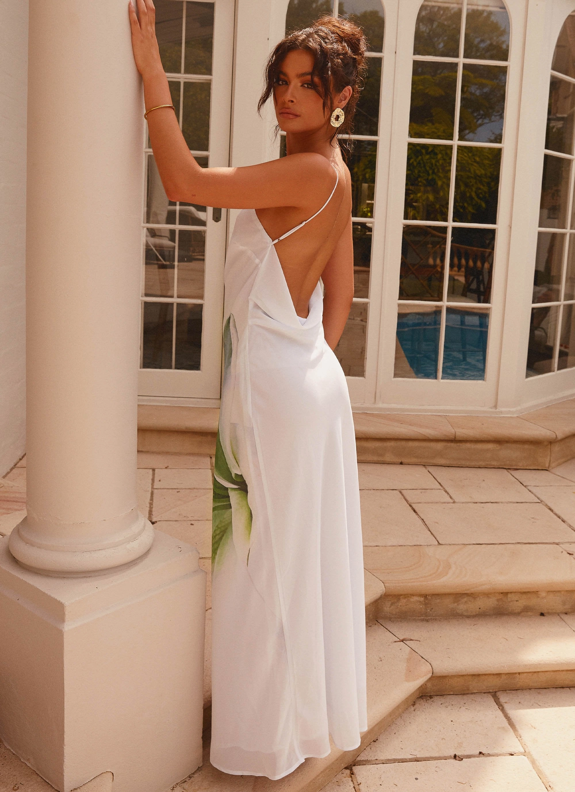 Blossom Hearts Maxi Dress - Dahlia Ash Chill Moment Smooth Line