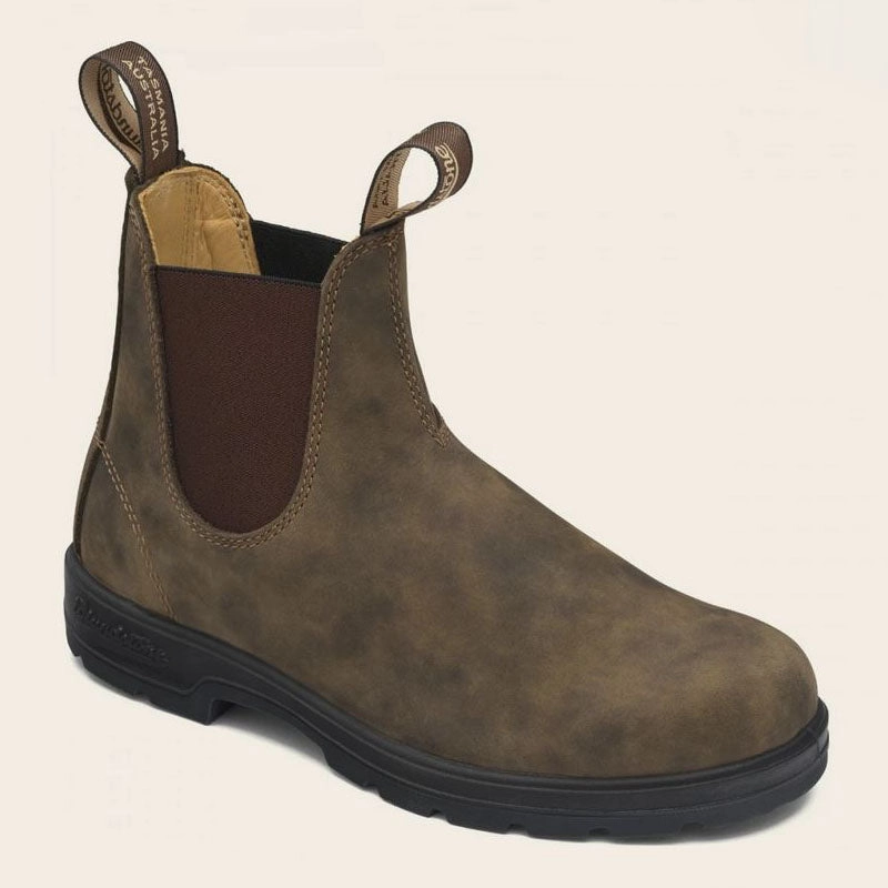 Blundstone 585 Chelsea Boot in Rustic Brown Breathable