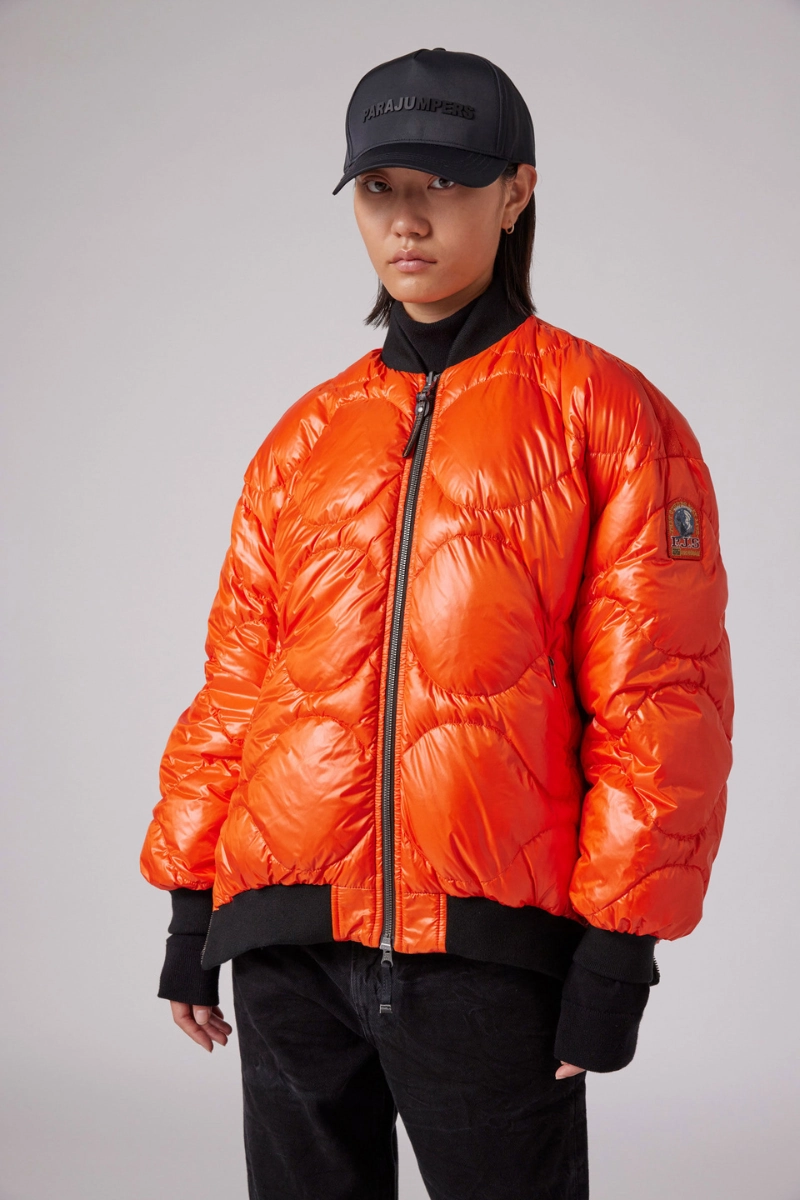 Insulated Lining Abrasion Resistant Fabric Bomb Reversible Bomber Jacket