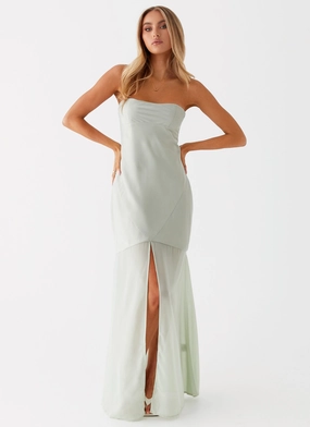 Brea Maxi Dress - Sage Chic casual Urban appeal
