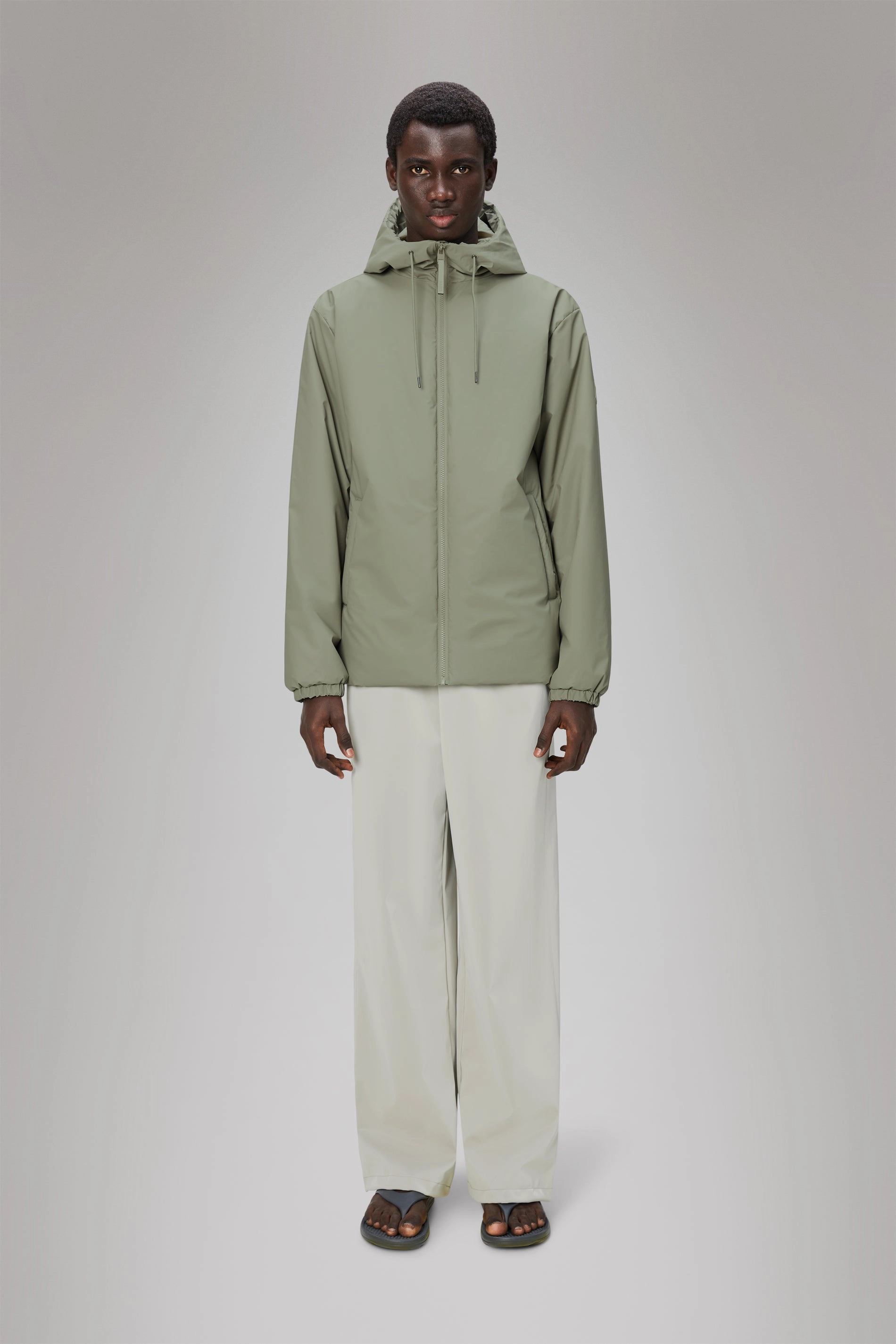 Lohja Insulated Jacket Seamless Street Fit Casual Comfy Layer