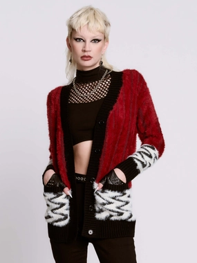 Black Lodge Cardigan hypoallergenic material
