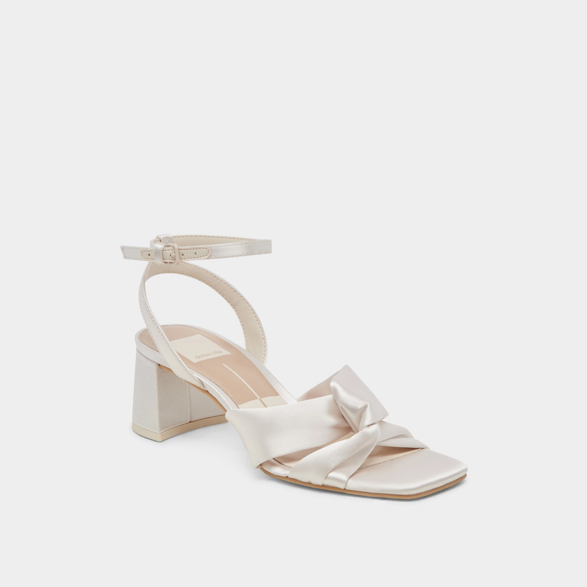 Club Ready BRENNA HEELS IVORY SATIN