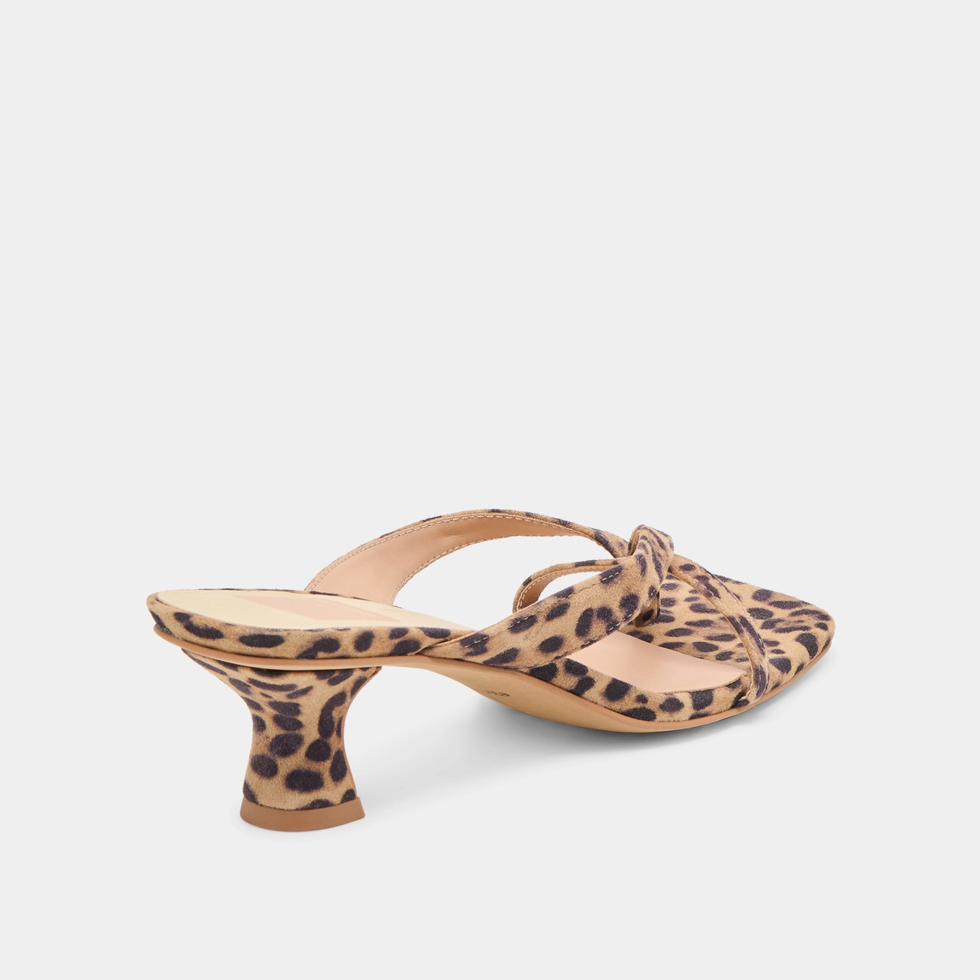 BREVEL HEELS DK LEOPARD PRINTED SUEDE Chic Heels Plus Curve