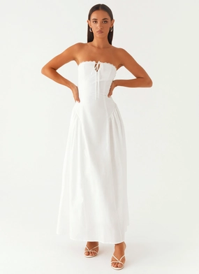 Burleigh Maxi Dress - Ivory Sharp Design