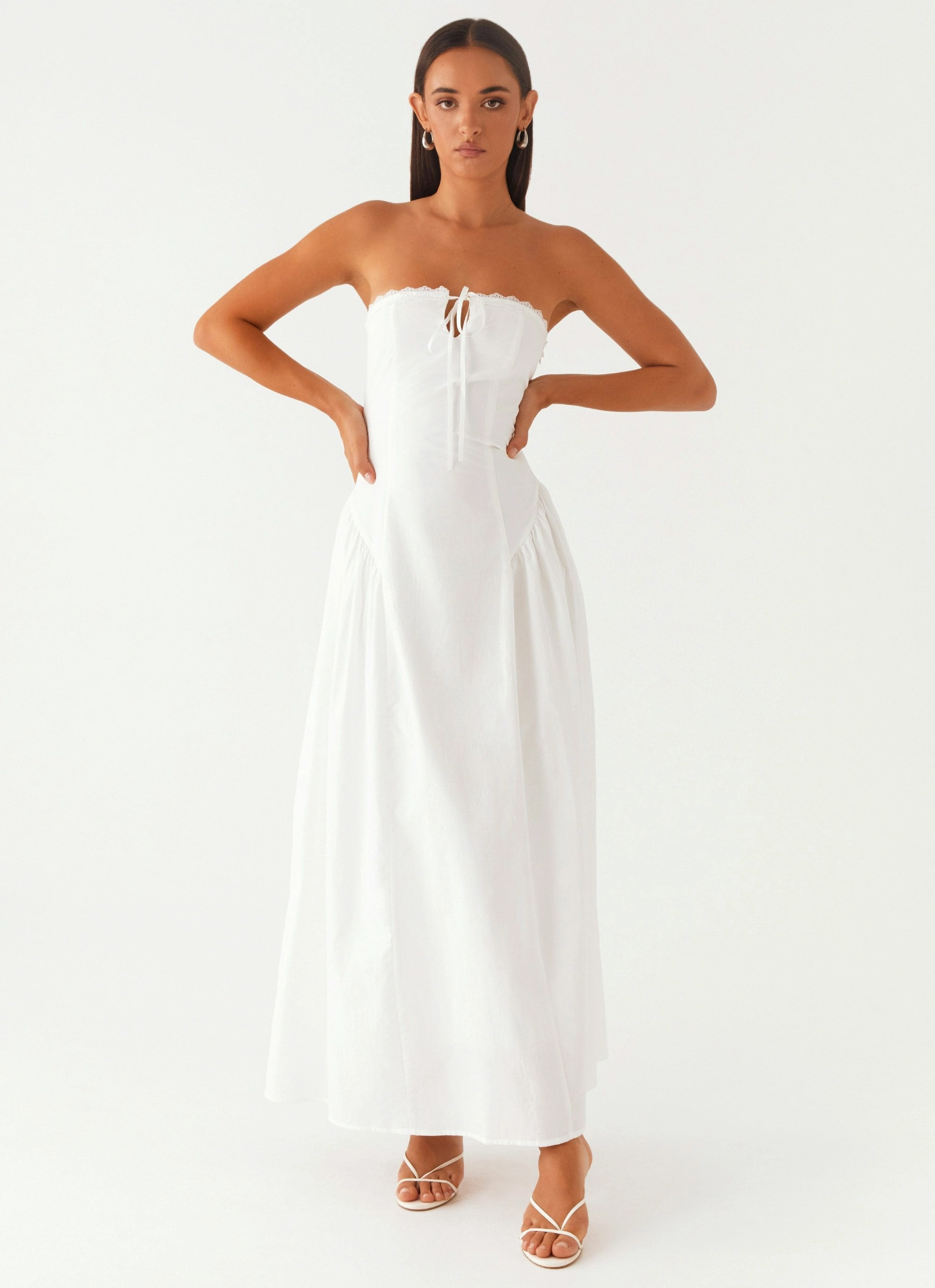 Burleigh Maxi Dress - Ivory Sharp Design