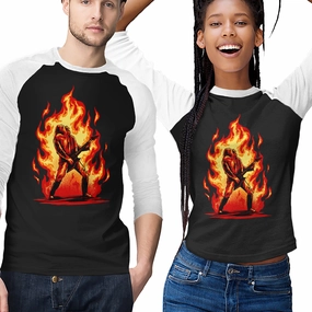 Burning Guitar Luxury clothing