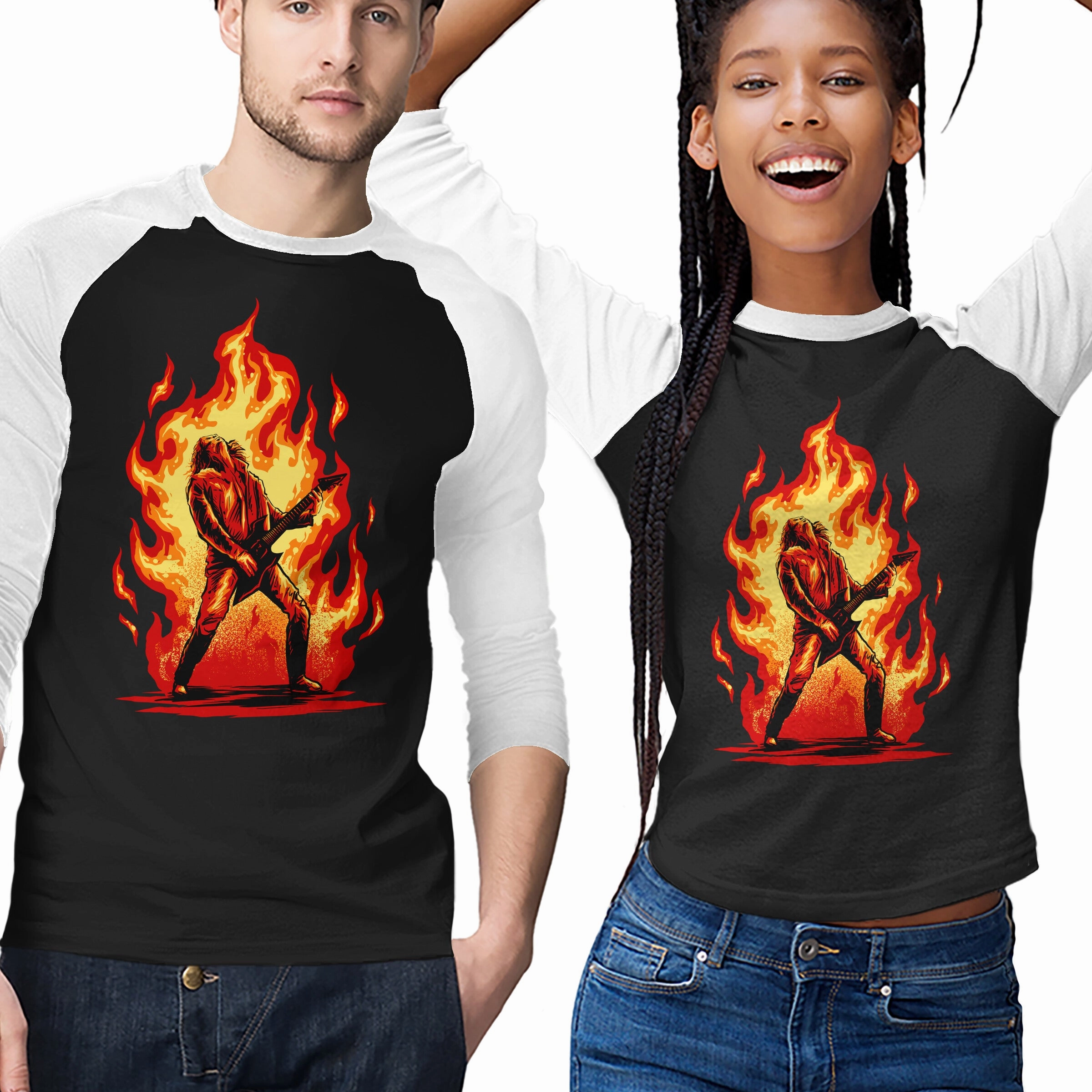 Burning Guitar Luxury clothing