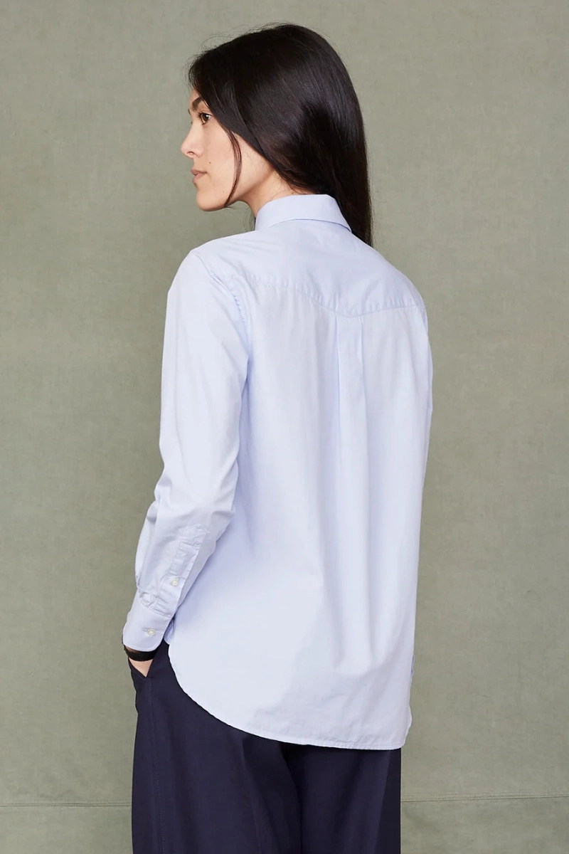 Ella Shirt High Neck Polo Style