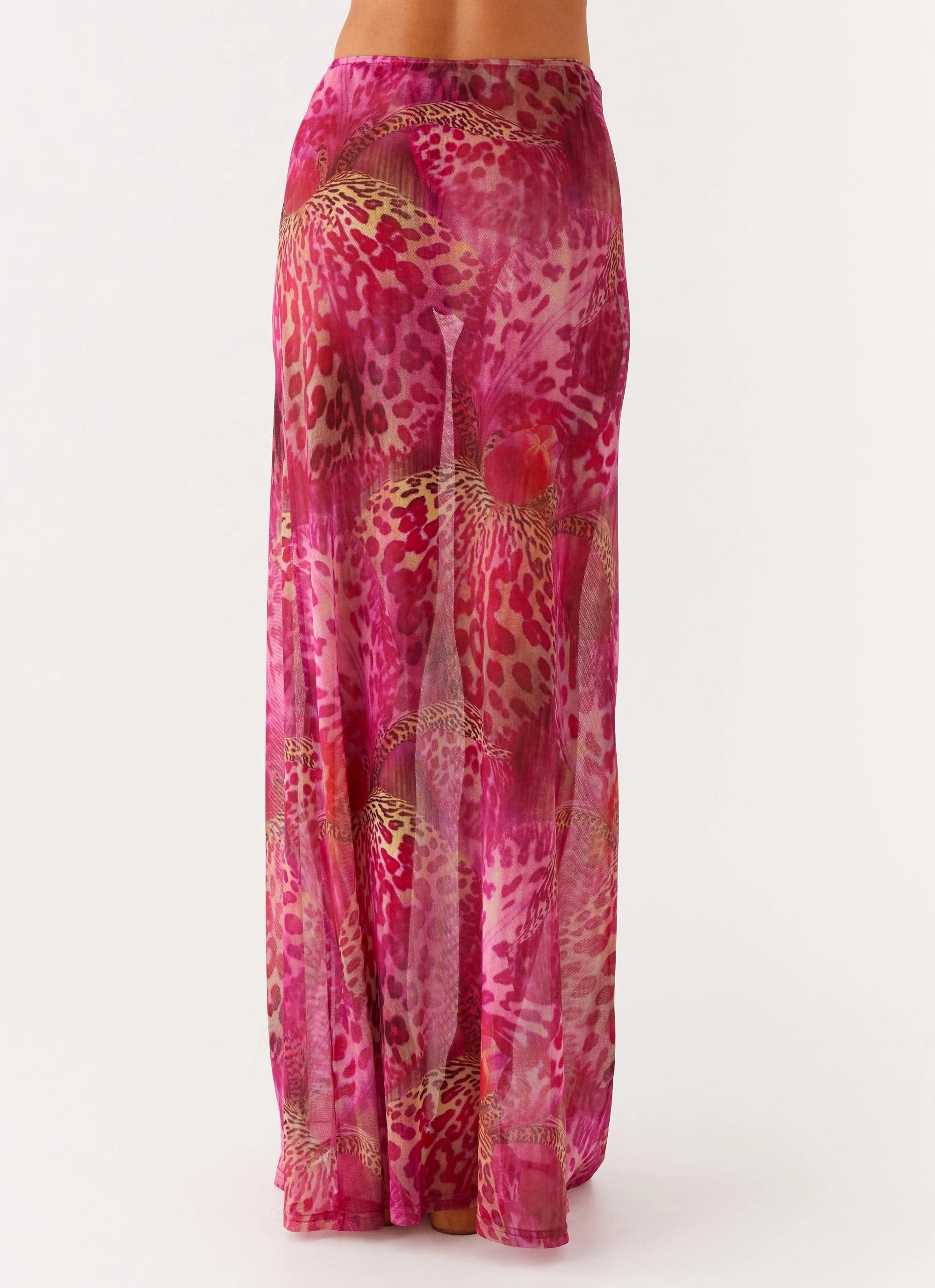 Camellia Maxi Skirt - Lavender Lagoon Everyday Vibe Hidden pockets