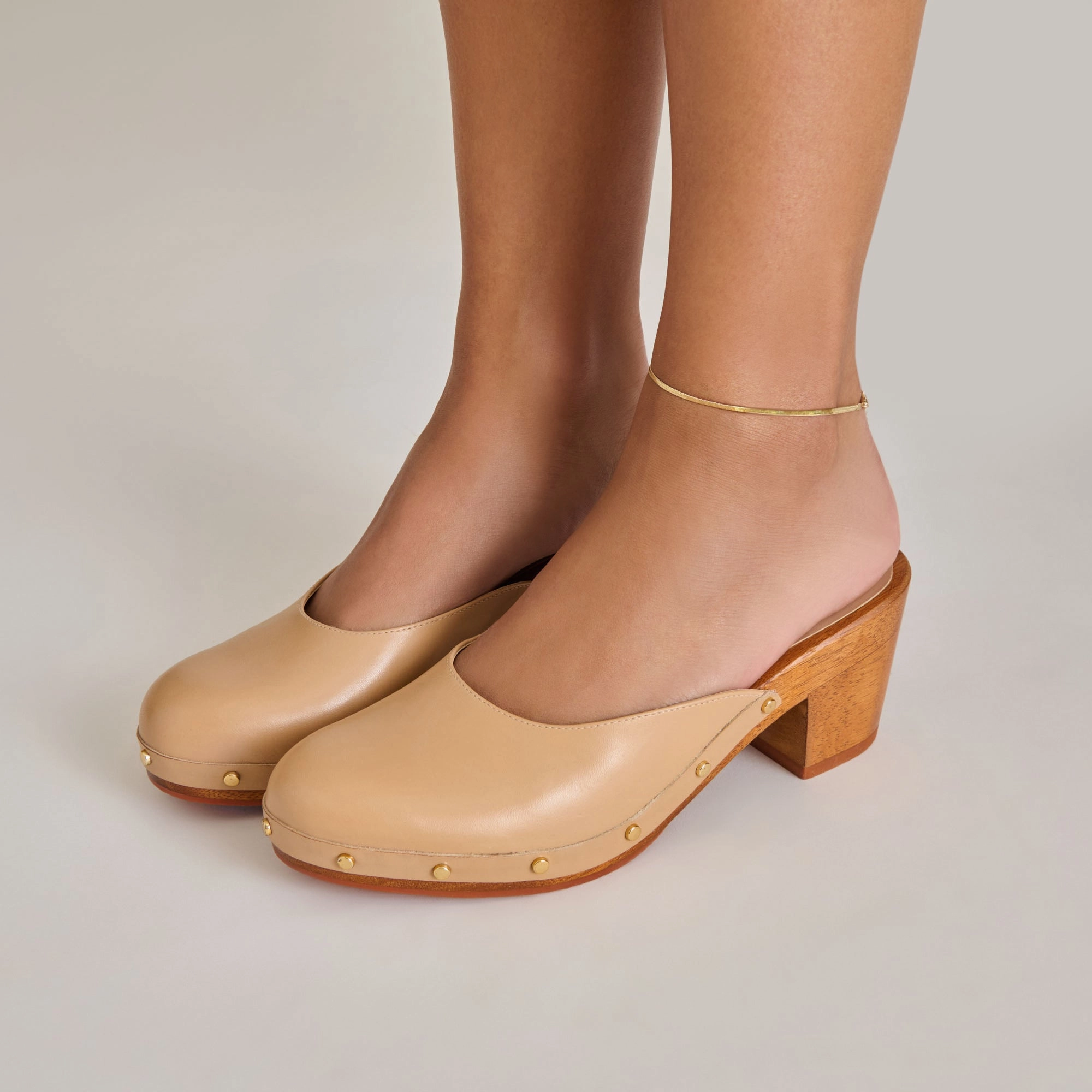 Casual Dress Shoes Unique Pick CAMYN HEELS CAFE LEATHER