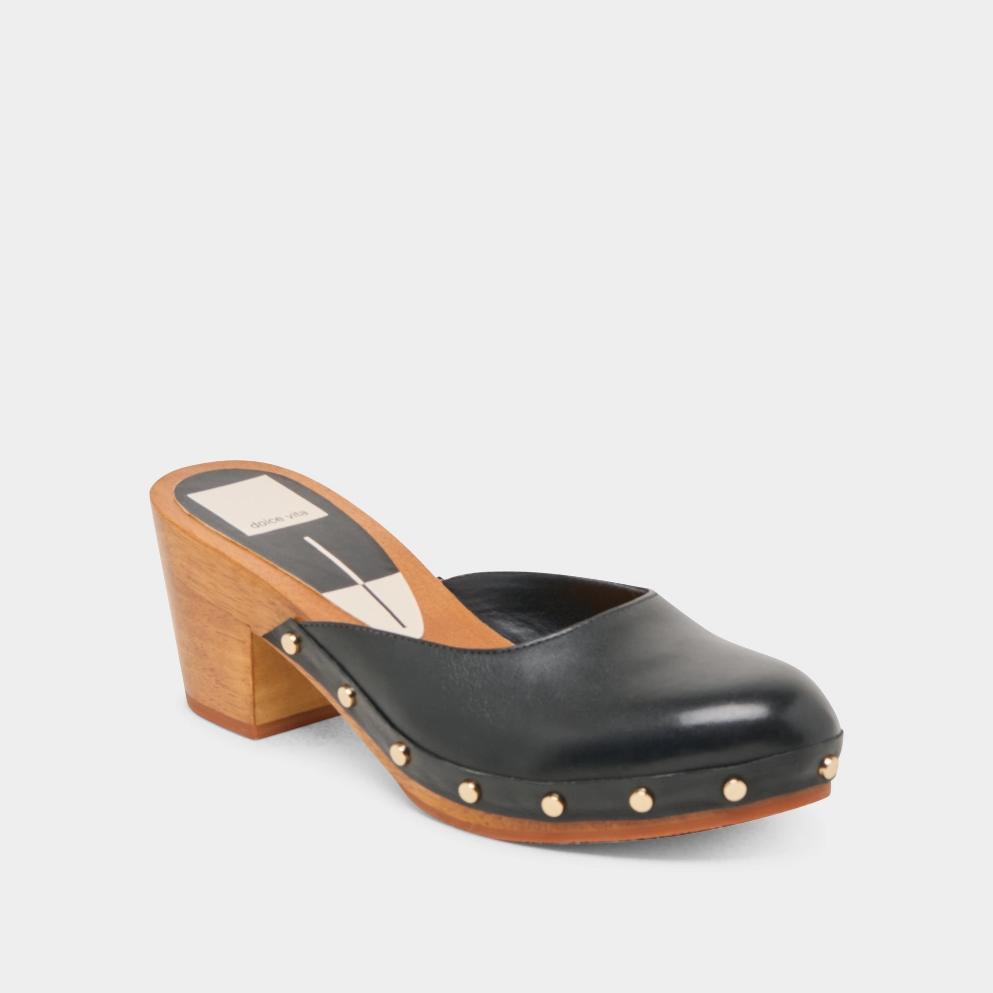 Fashionable Design CAMYN HEELS BLACK LEATHER