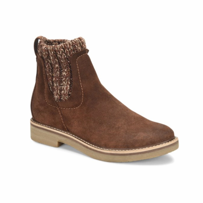 Comfortiva Rawnie Boot in Rich Brown - Women's Rubber Sole Heavy Grip