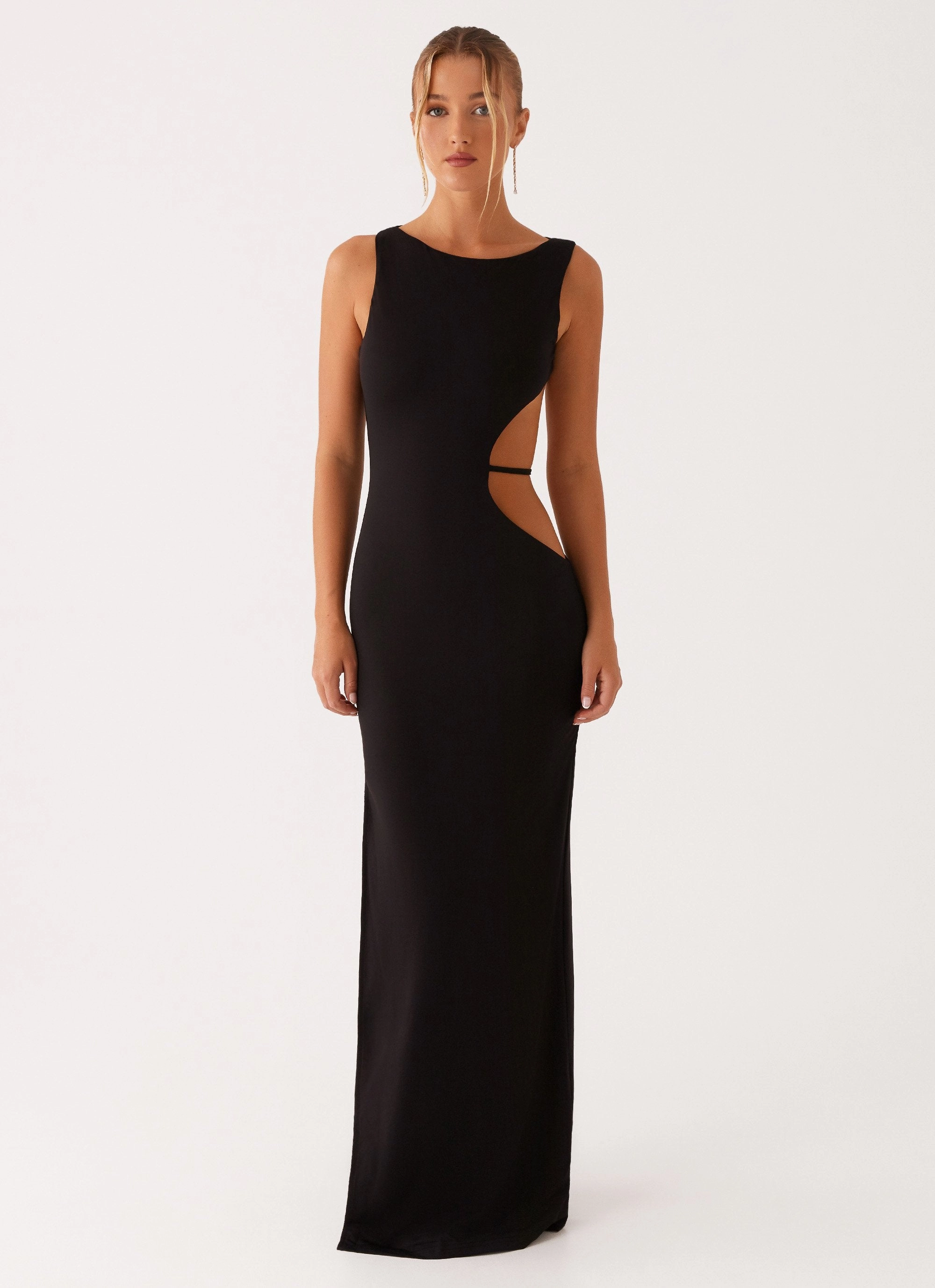 Clean Grace Vibe Choice Sutton Maxi Dress - Black